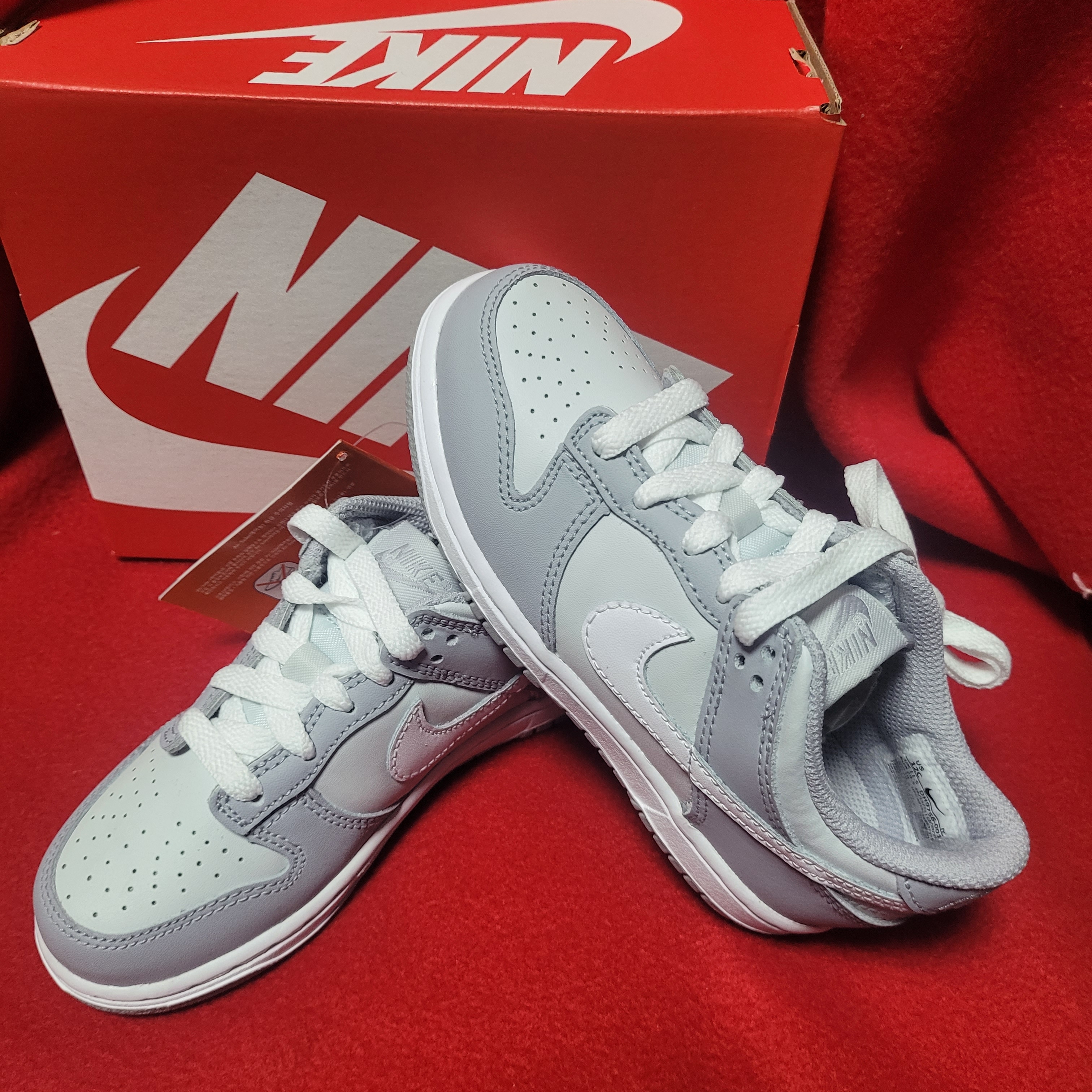 (PS) Nike Dunk Low Wolf Grey 착용 스타일 - 1