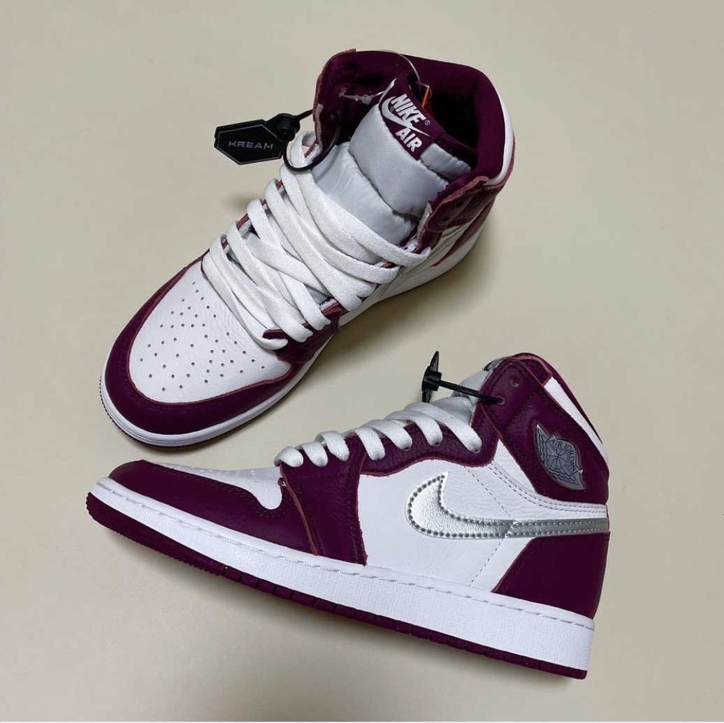 (GS) Jordan 1 Retro High OG Bordeaux 착용 스타일