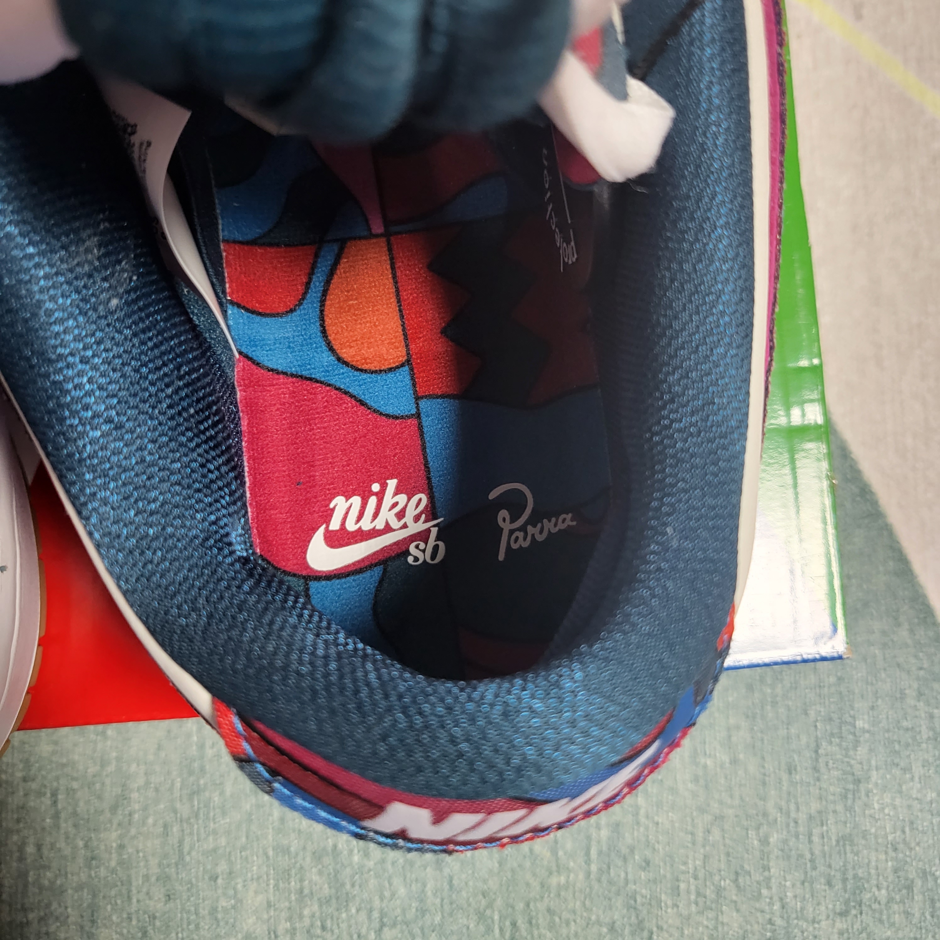 Nike x Parra SB Dunk Low Pro Abstract Art 착용 스타일 - 4