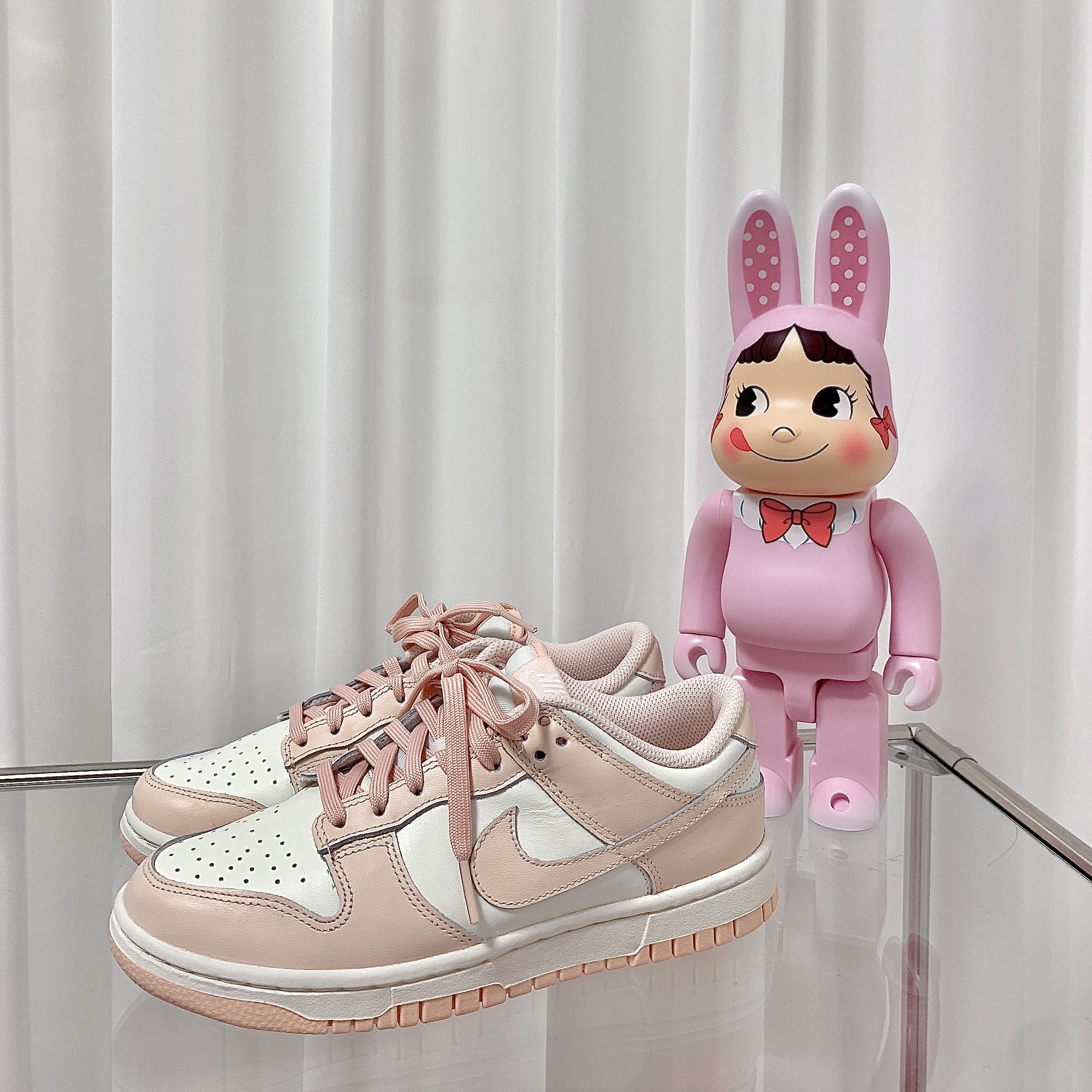 (W) Nike Dunk Low Orange Pearl 착용 스타일