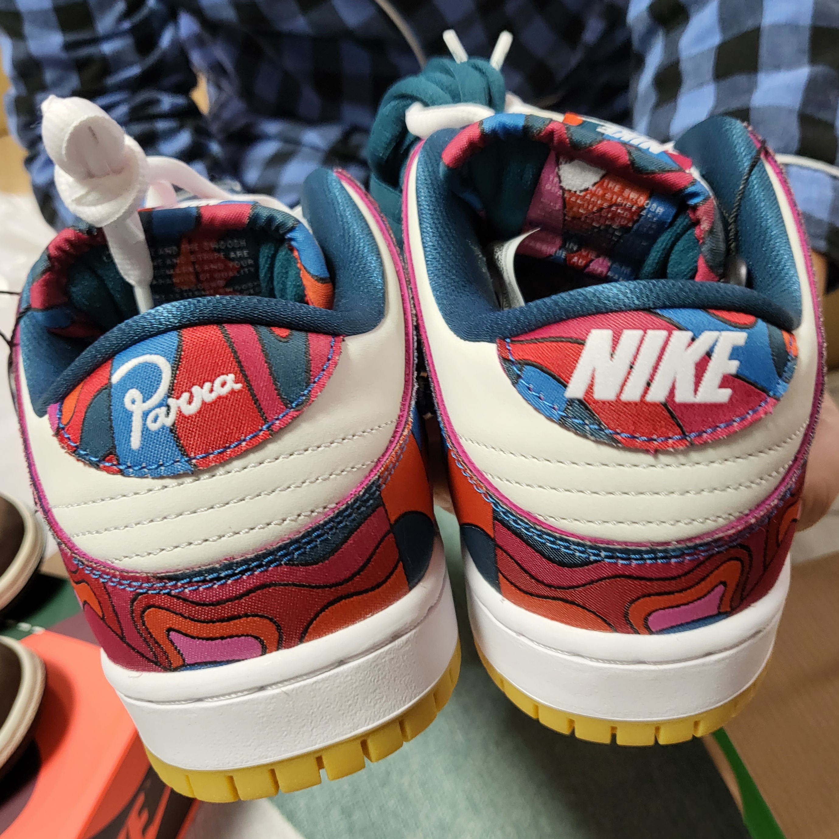 Nike x Parra SB Dunk Low Pro Abstract Art 착용 스타일 - 2
