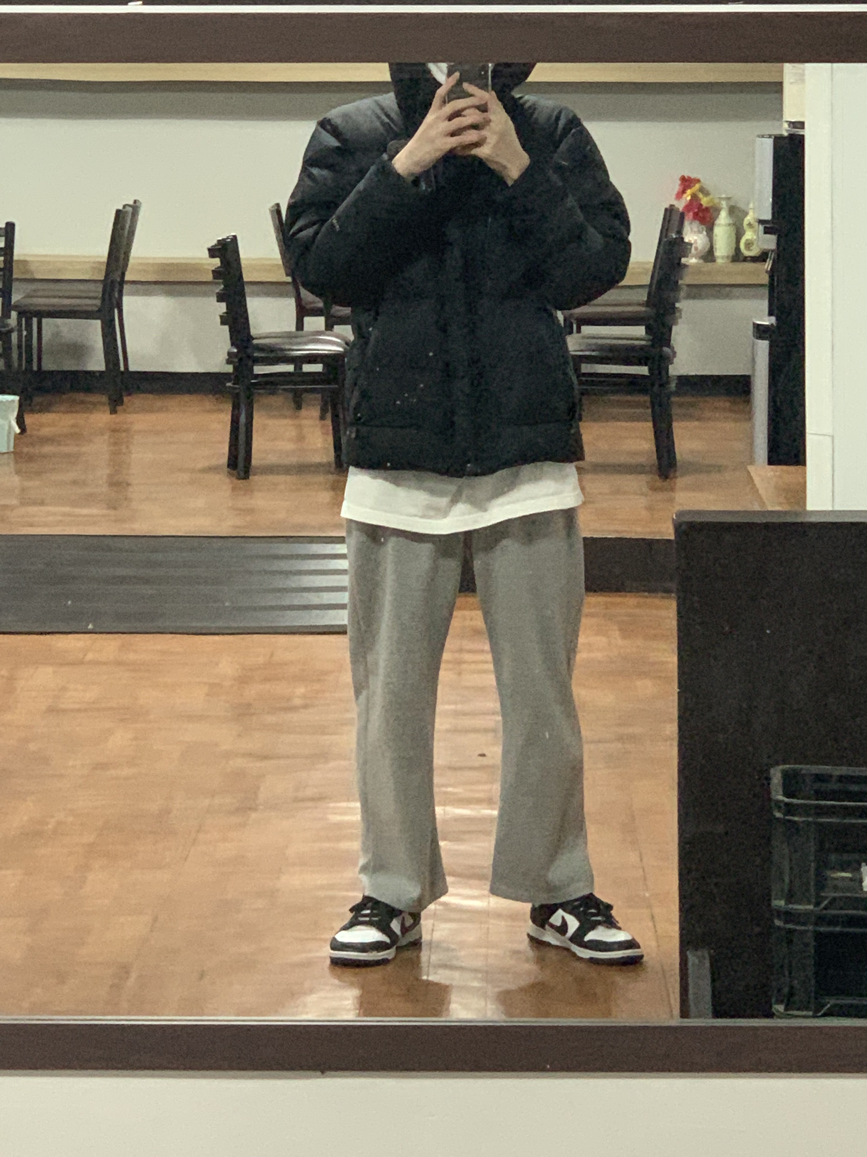 Nike Dunk Low Retro Black 착용 스타일