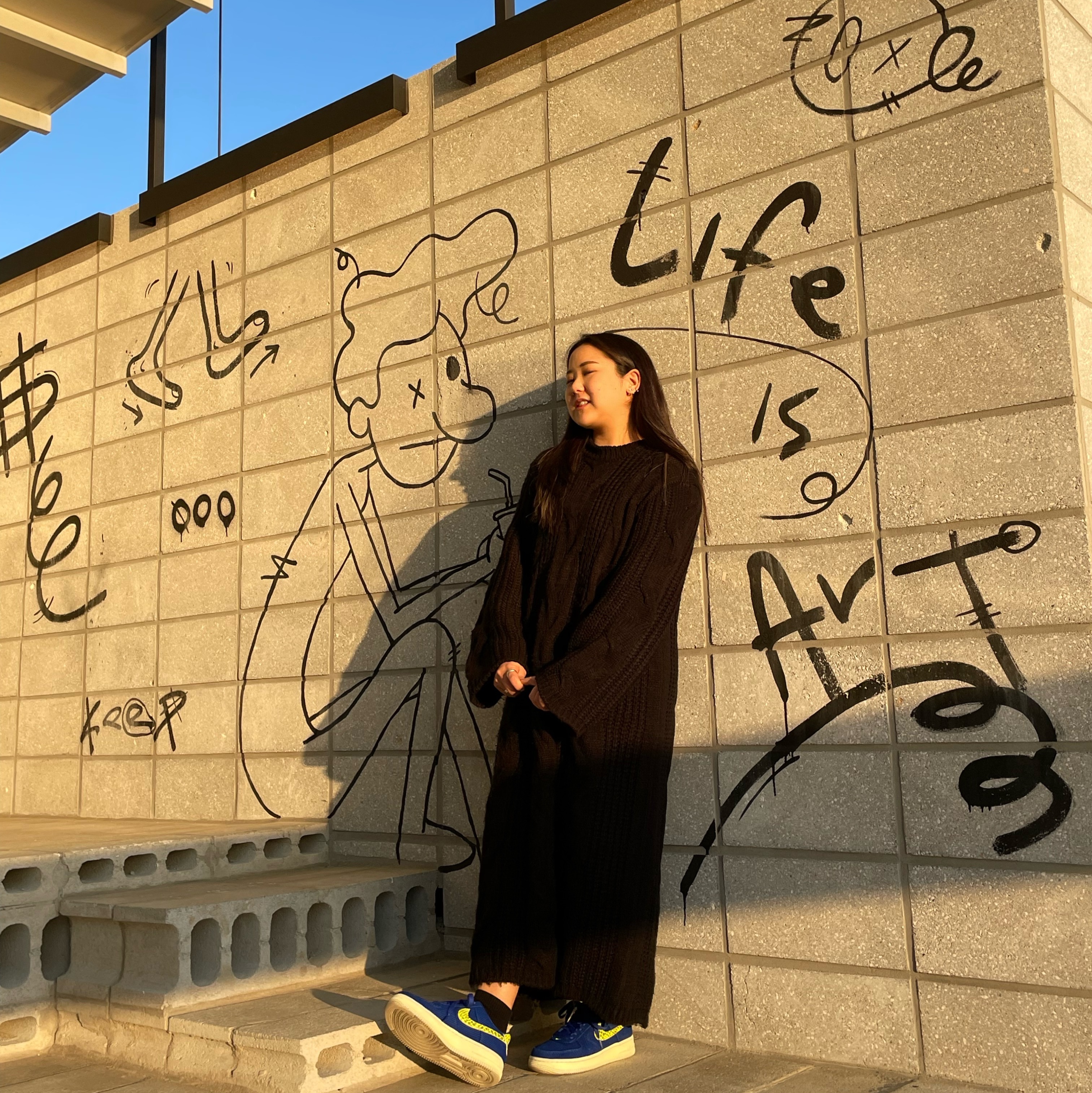 (W) Nike x Olivia Kim Air Force 1 Low No Cover 착용 스타일