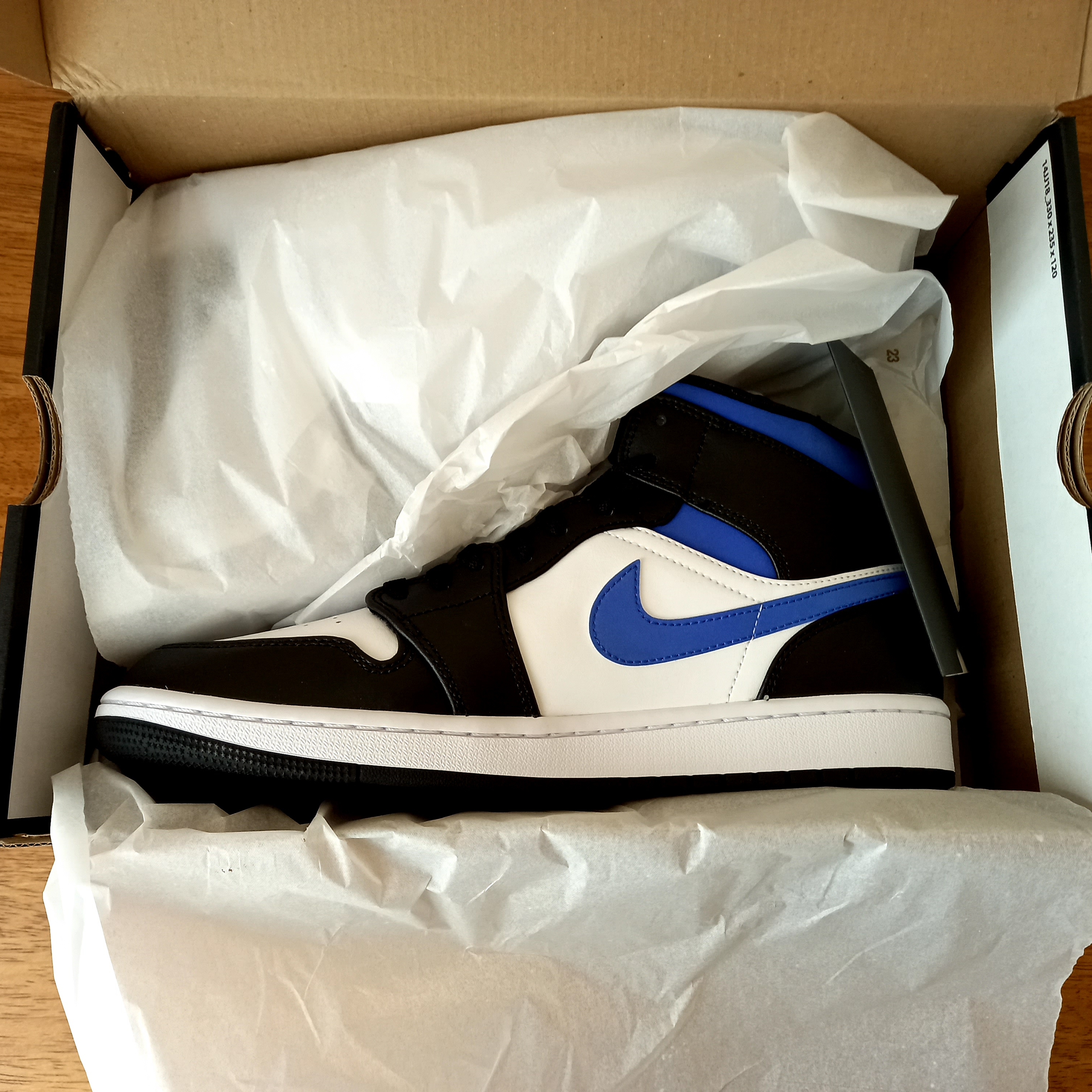 Jordan 1 Mid Racer Blue 착용 스타일 - 3