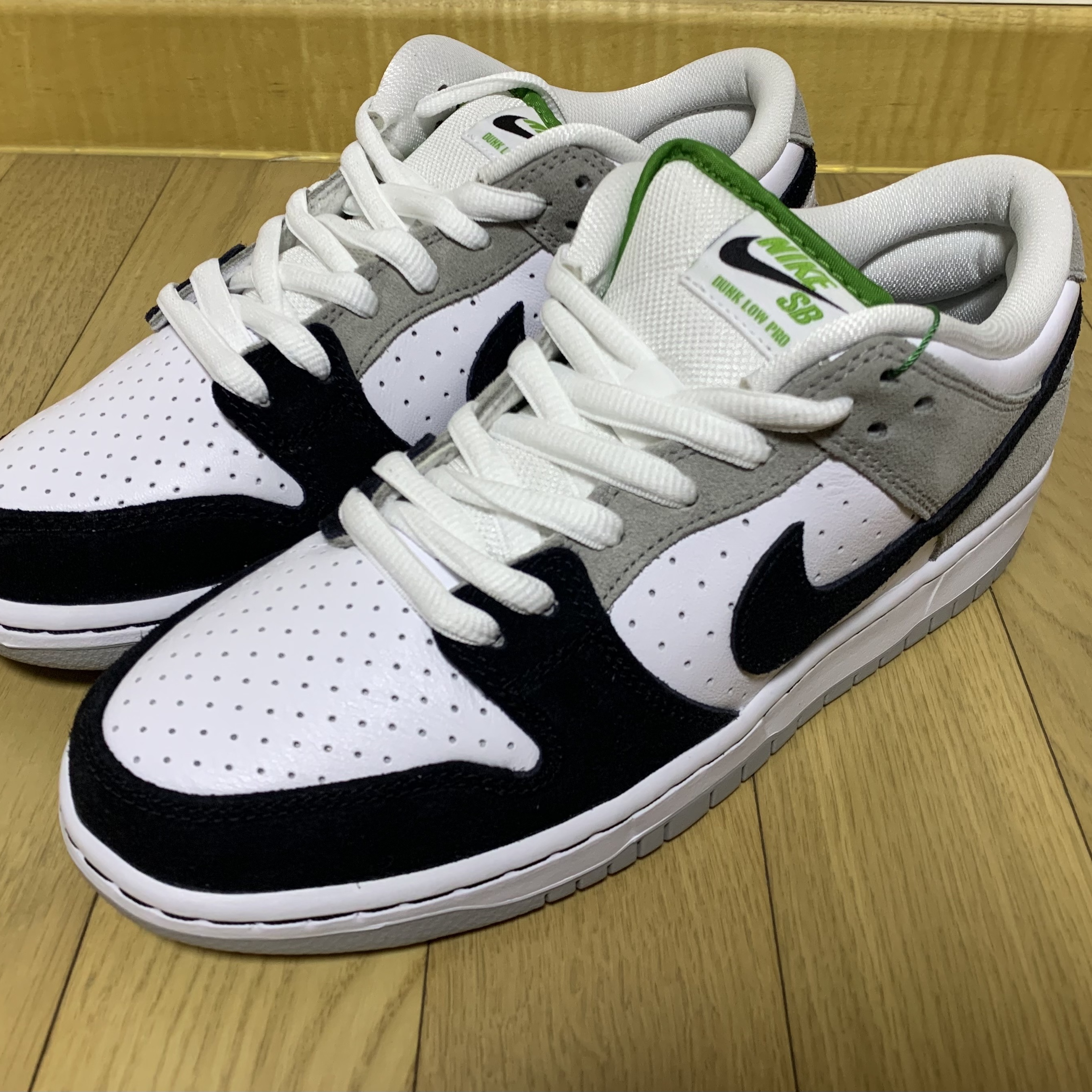 Nike SB Dunk Low Pro Chlorophyll 착용 스타일 - 4