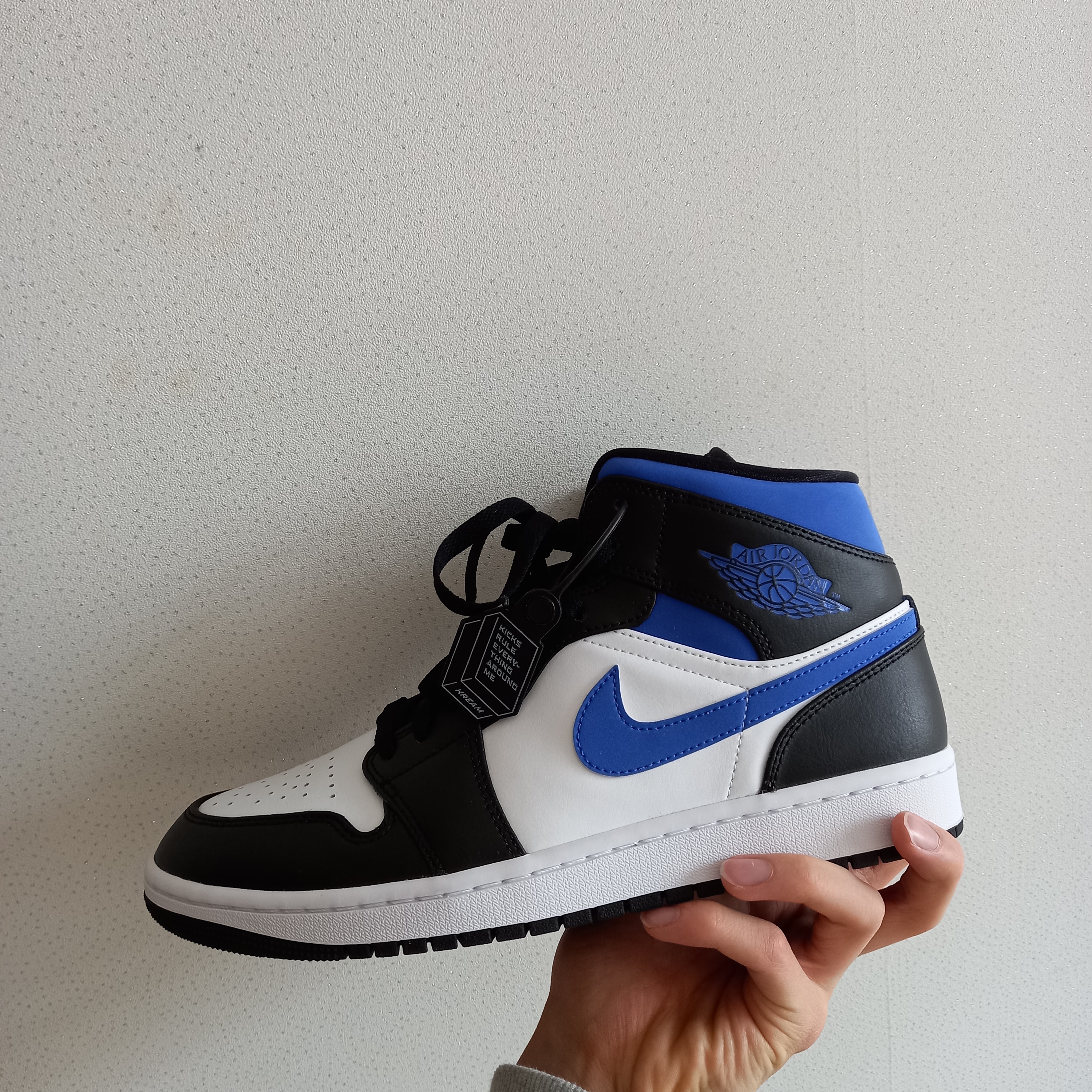 Jordan 1 Mid Racer Blue 착용 스타일 - 1