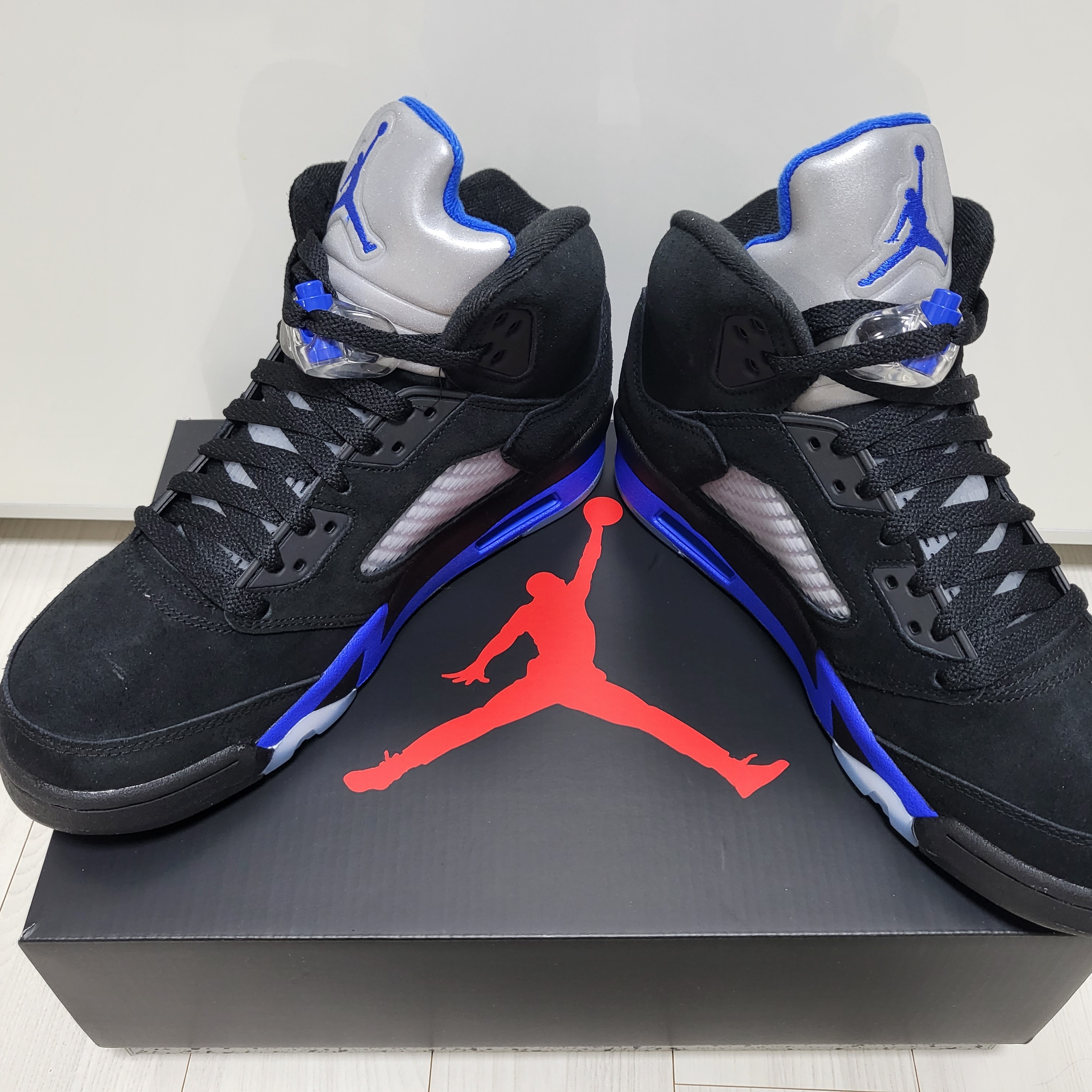 Jordan 5 Retro Racer Blue 착용 스타일 - 1