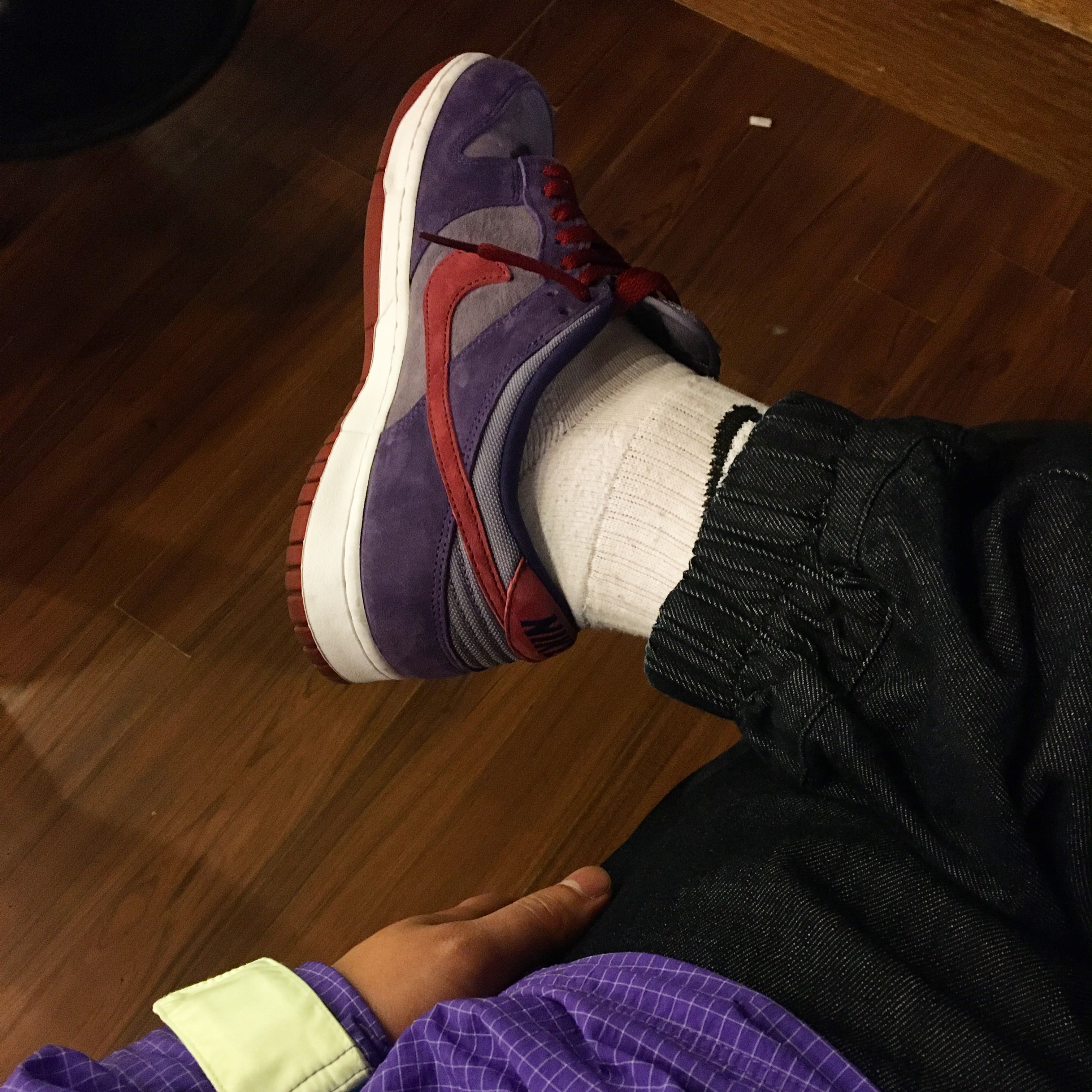 Nike Dunk Low SP Plum 2020 착용 스타일 - 4
