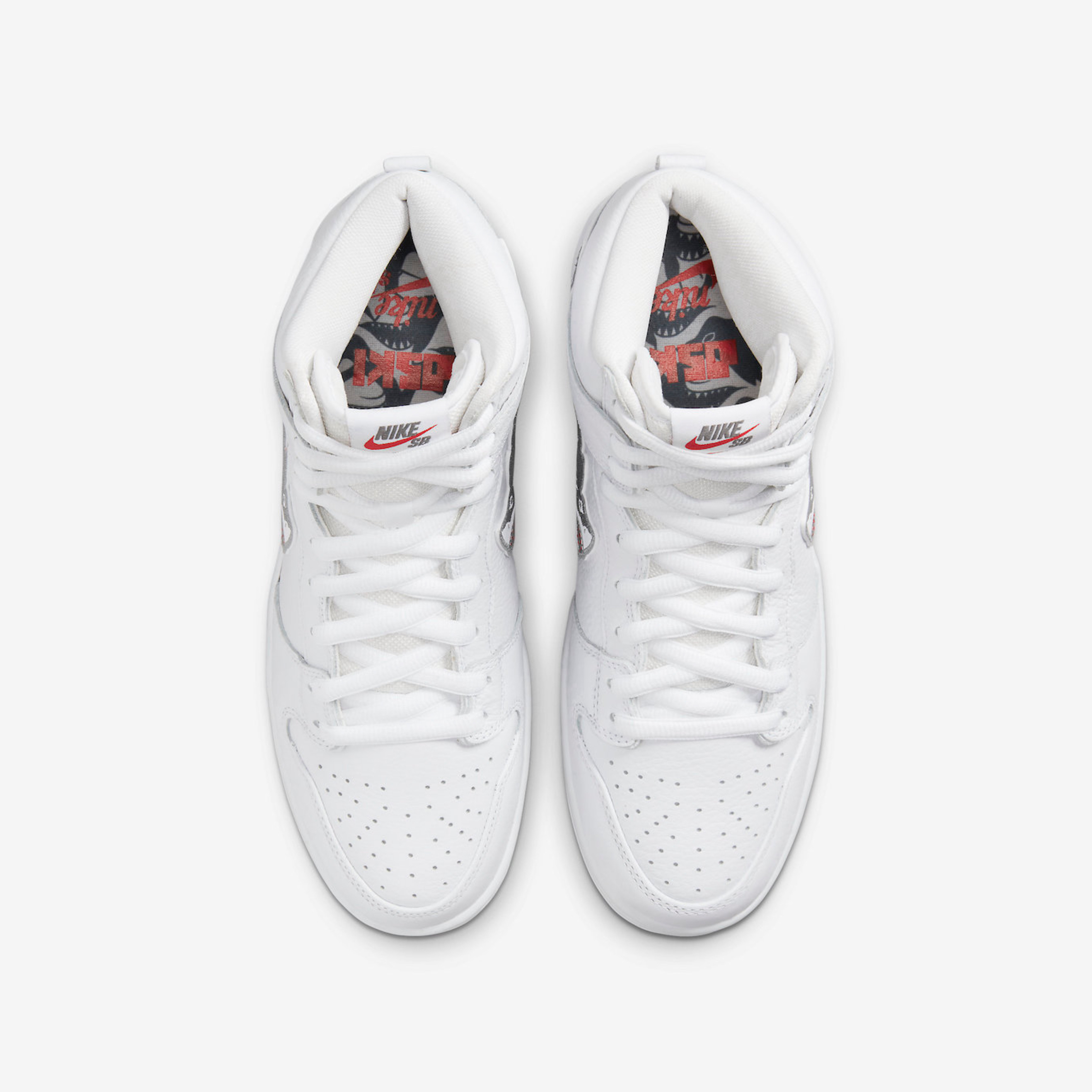 (PS) Nike x Oski SB Dunk Low Great White Shark, Nike SB Dunk High Oski Shark 착용 스타일 - 4