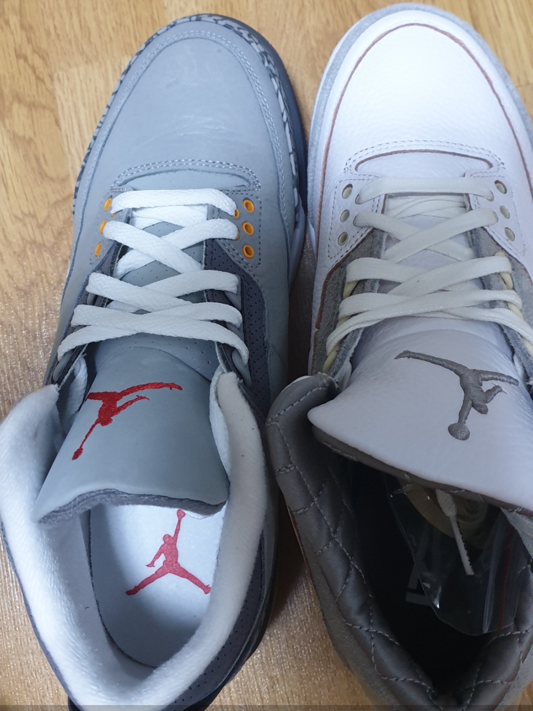Jordan 1 x A Ma Maniere Retro High OG SP Sail and Burgundy, (W) Jordan 3 x A Ma Maniere Retro SP 착용 스타일 - 3