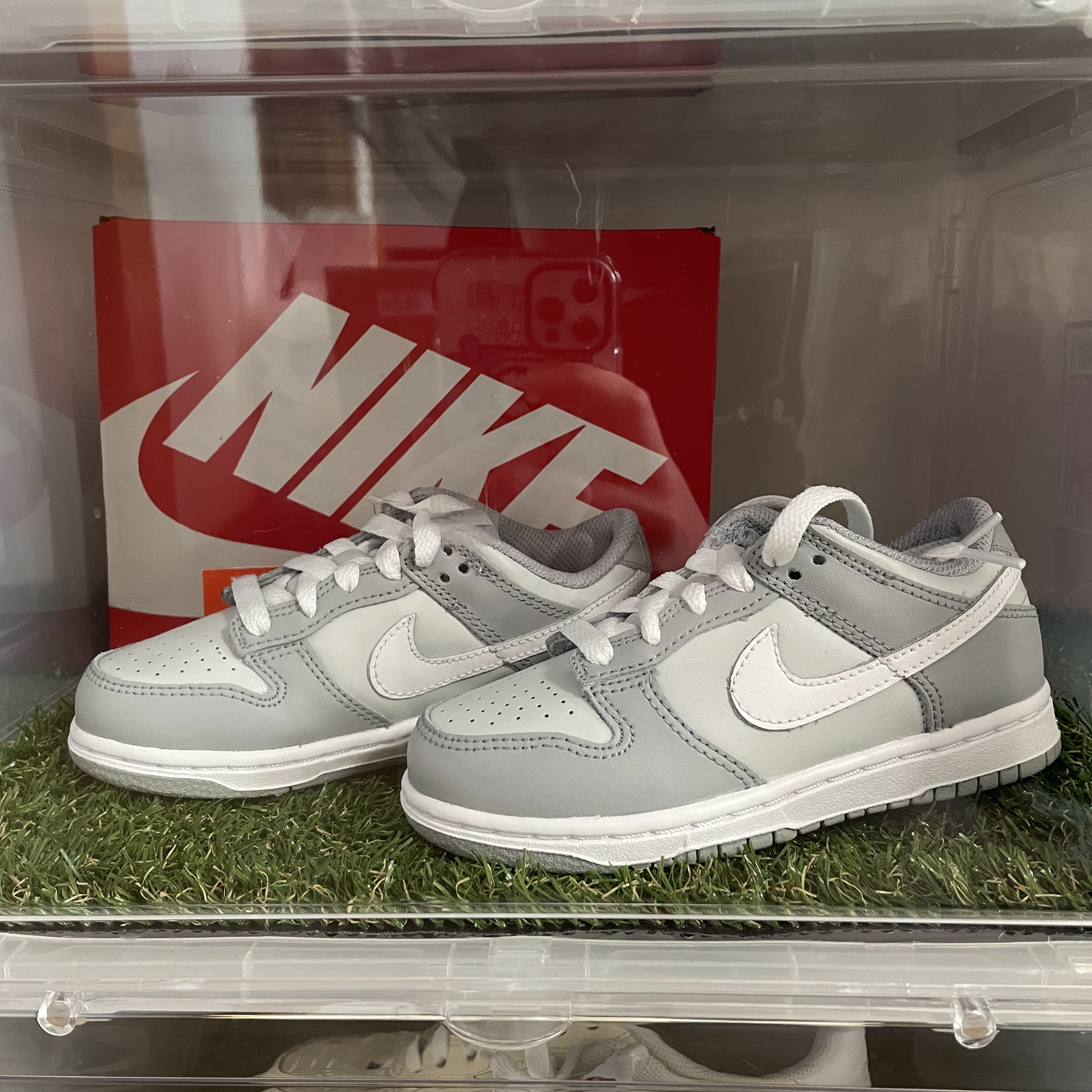 (PS) Nike Dunk Low Wolf Grey 착용 스타일 - 1