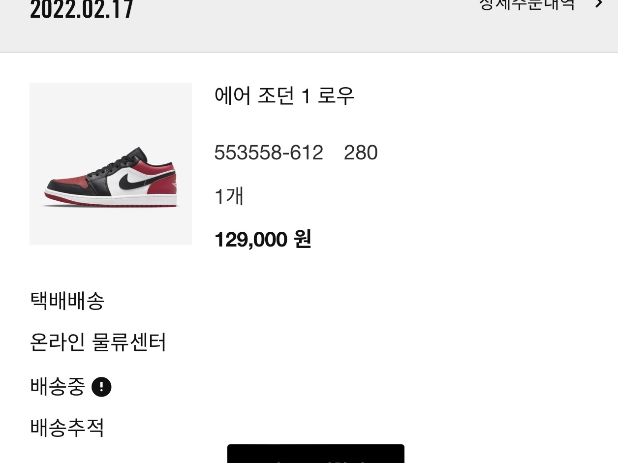 Jordan 1 Low Bred Toe 착용 스타일 - 2