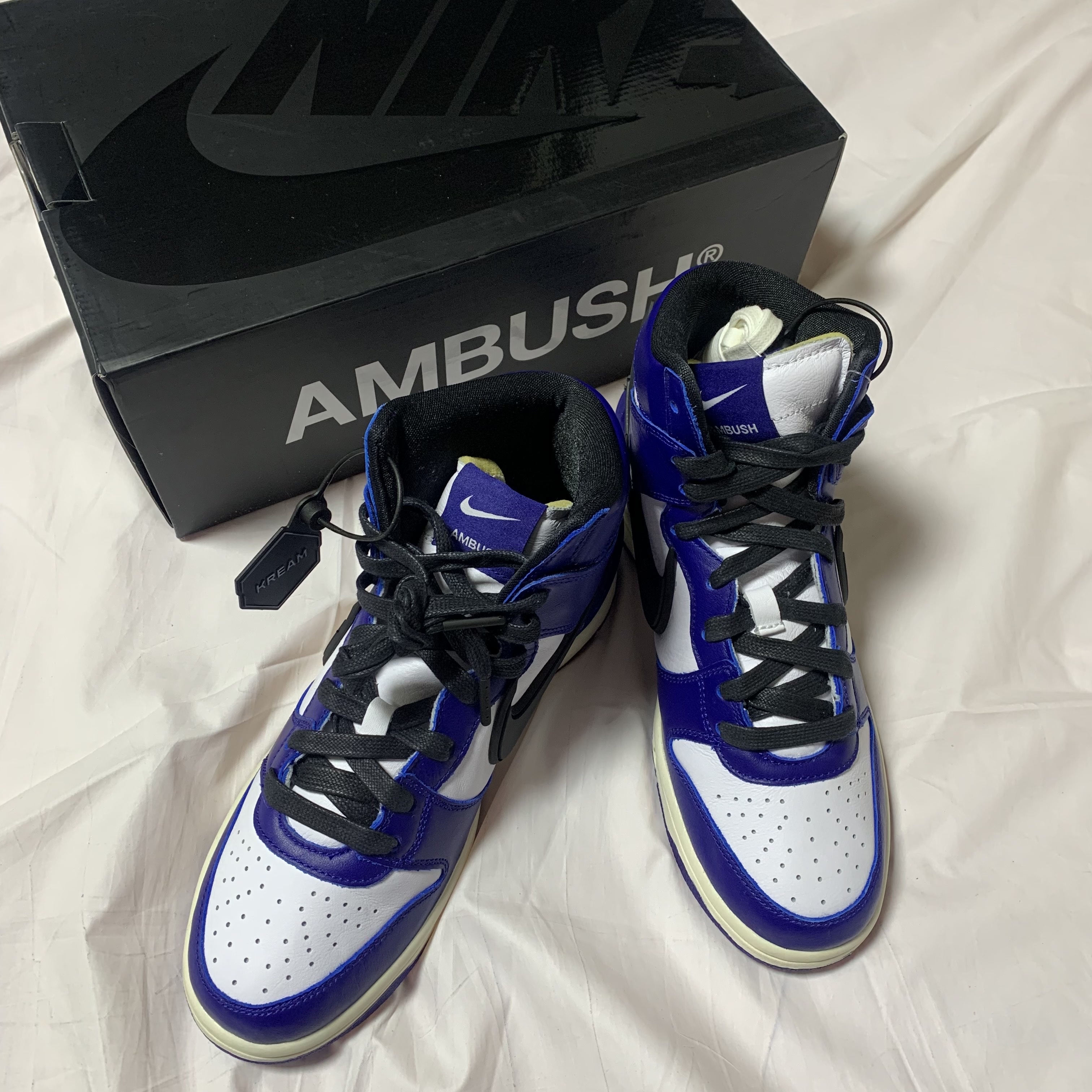 Nike x Ambush Dunk High Deep Royal Blue 착용 스타일 - 3