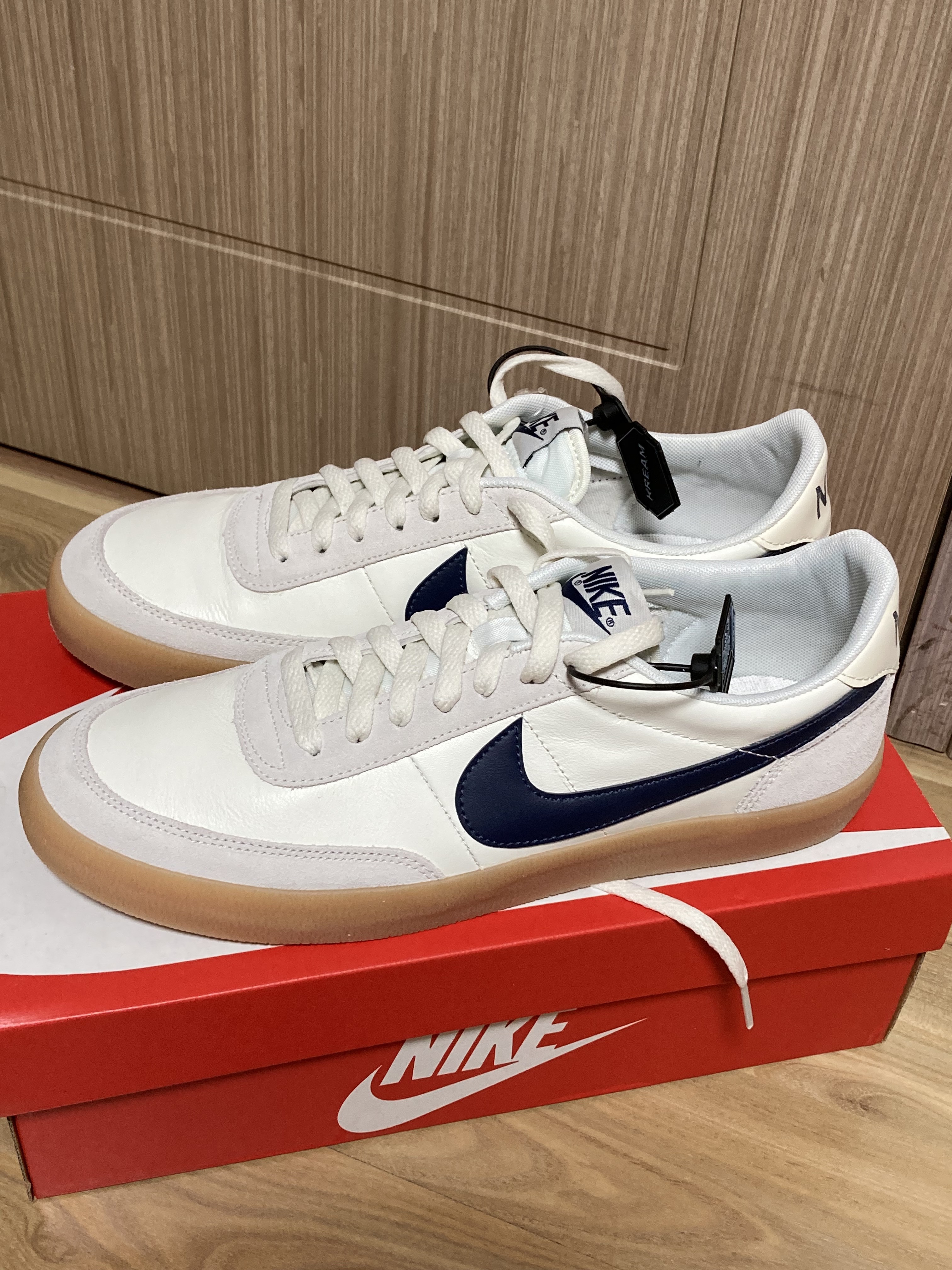 Nike x J.Crew Killshot 2 Sail Midnight Navy 착용 스타일 - 2