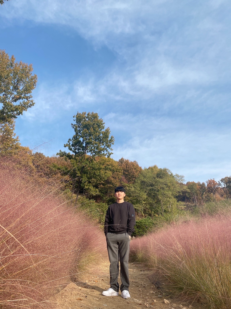 C.P. Company Diagonal Raised Fleece Sweatshirt Black - 21FW, Nike Air Force 1 '07 Low White 착용 스타일 - 2