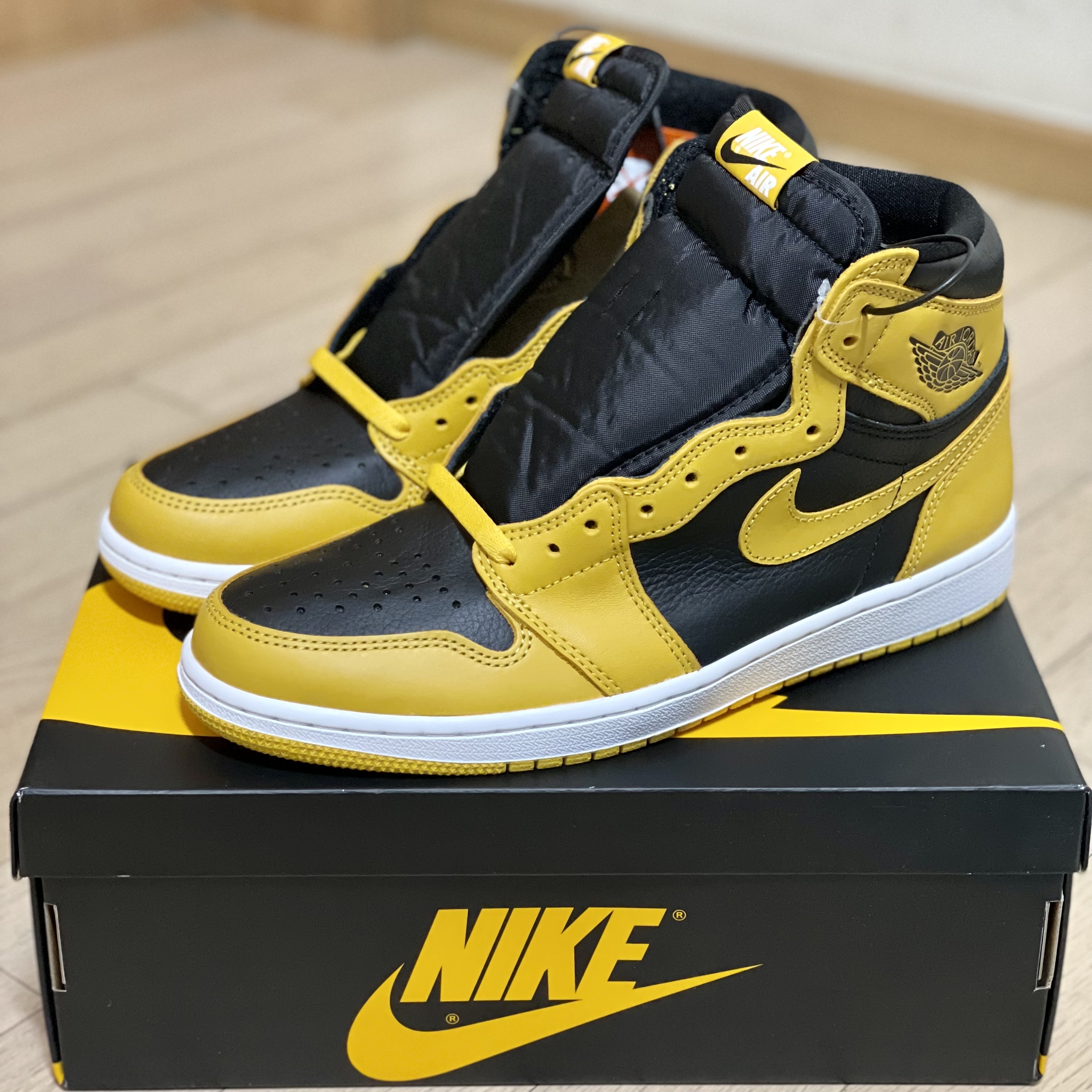 Jordan 1 Retro High OG Pollen, (GS) Jordan 1 Retro High OG Pollen 착용 스타일 - 2