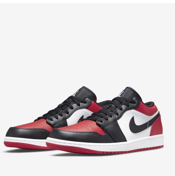 Jordan 1 Low Bred Toe 착용 스타일 - 1