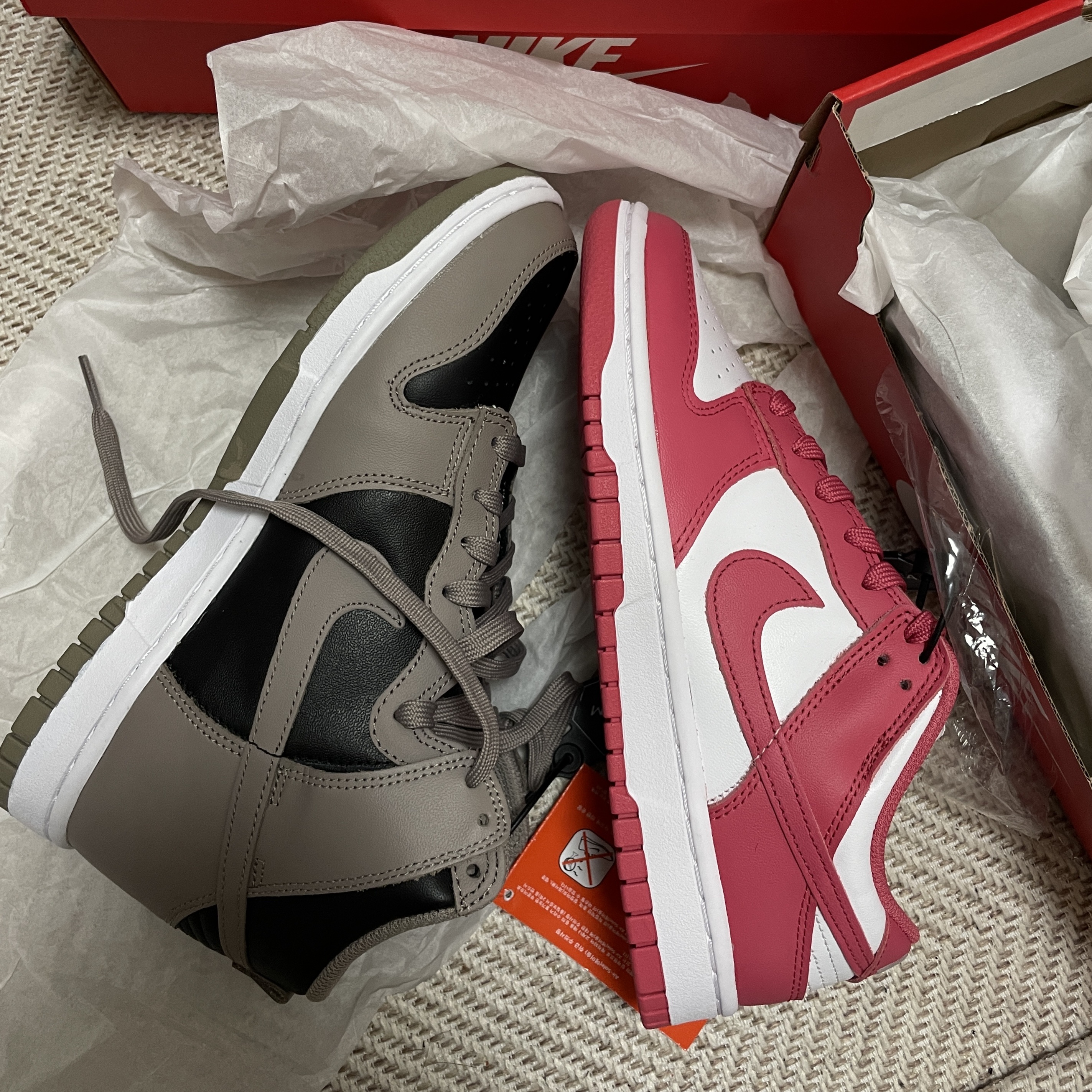 (W) Nike Dunk Low Archeo Pink 착용 스타일 - 2