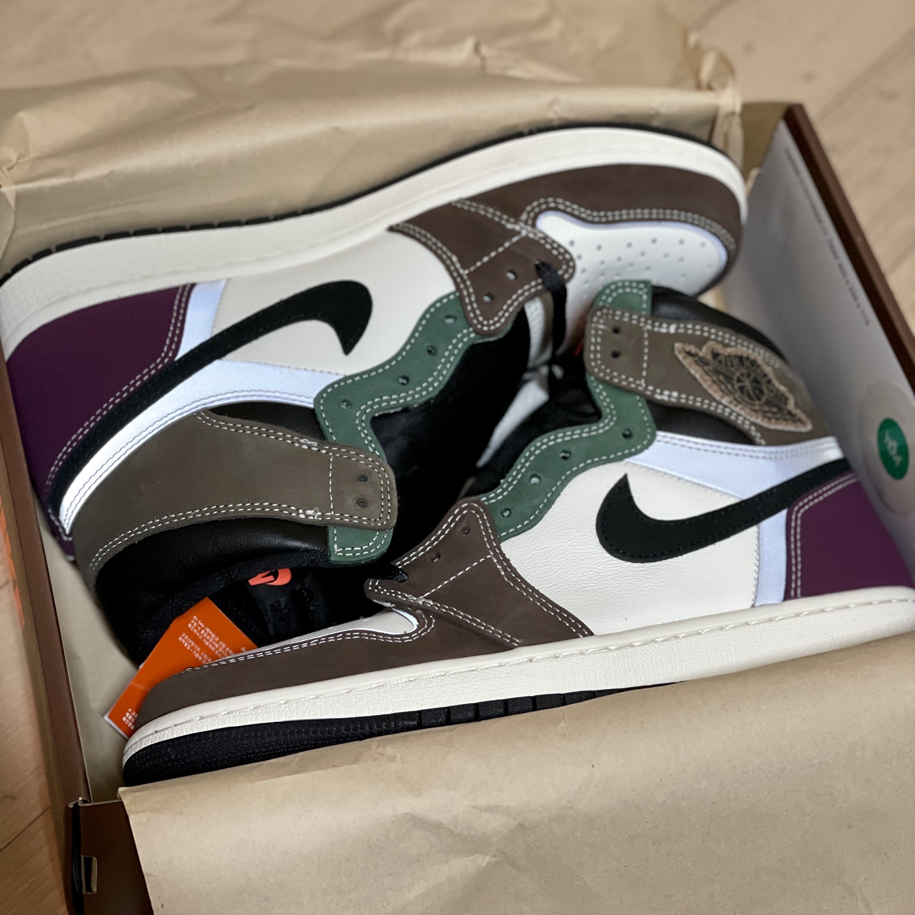 Jordan 1 Retro High OG Craft 착용 스타일 - 1