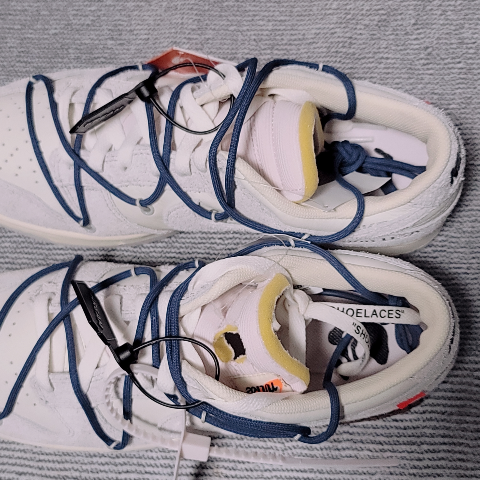 Nike x Off-White Dunk Low The 50 - Lot 18 착용 스타일 - 4