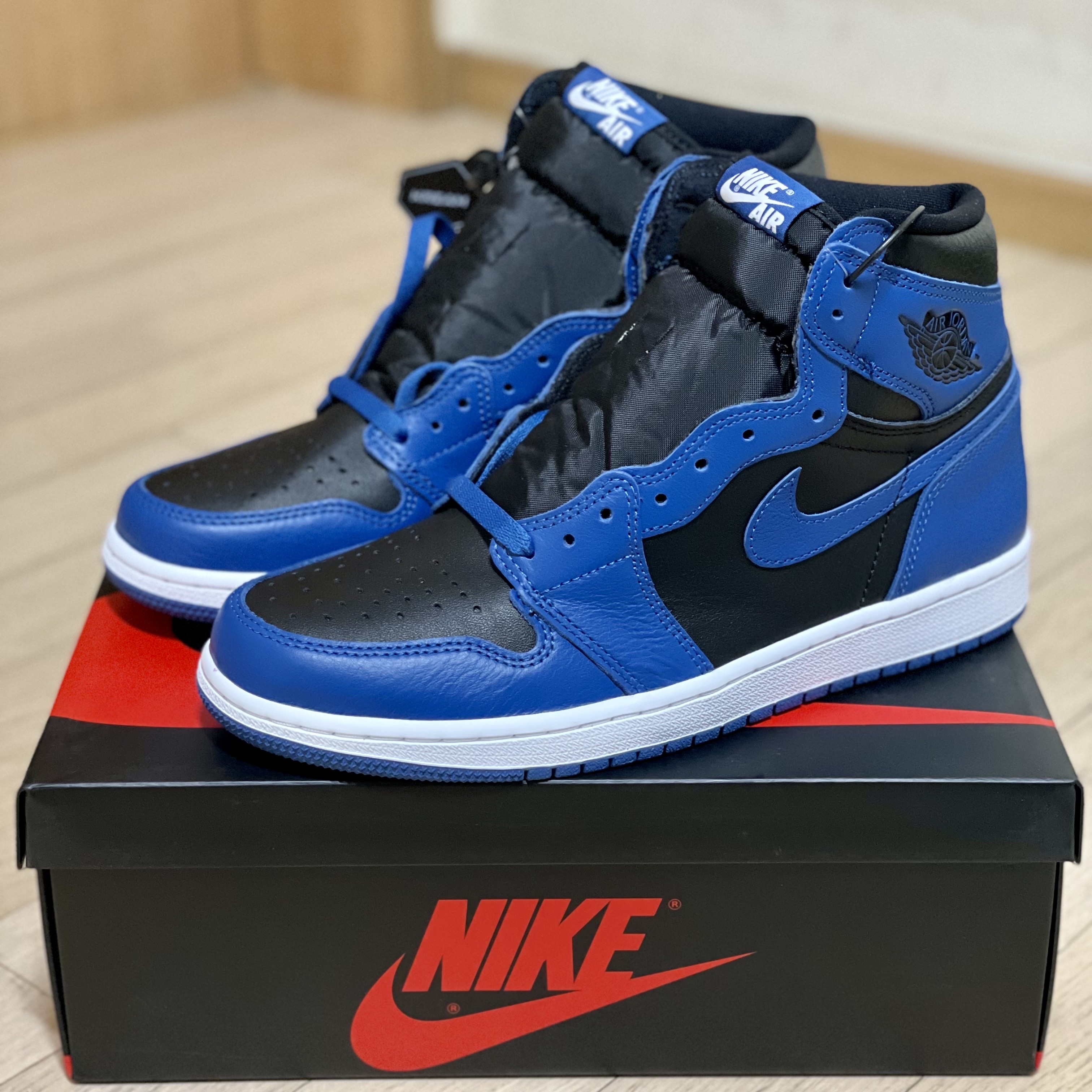 Jordan 1 Retro High OG Dark Marina Blue, (GS) Jordan 1 Retro High OG Dark Marina Blue 착용 스타일 - 2