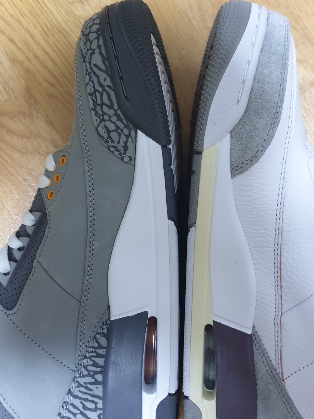 Jordan 1 x A Ma Maniere Retro High OG SP Sail and Burgundy, (W) Jordan 3 x A Ma Maniere Retro SP 착용 스타일 - 4