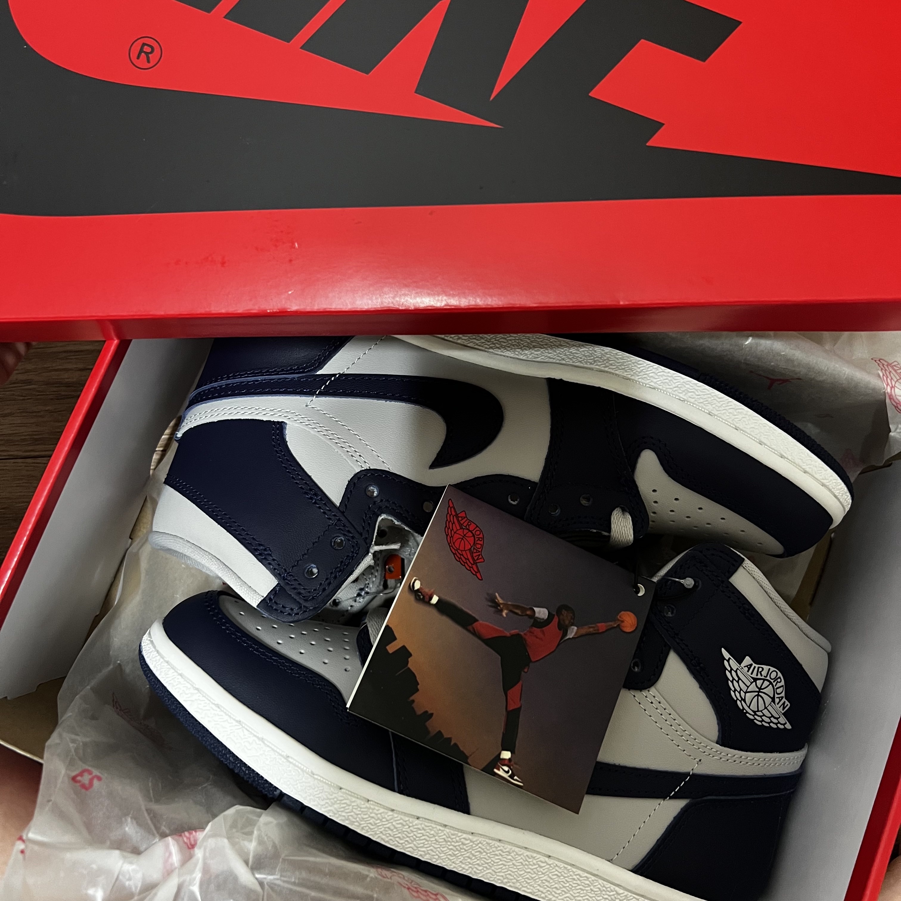 Jordan 1 High 85 College Navy 착용 스타일