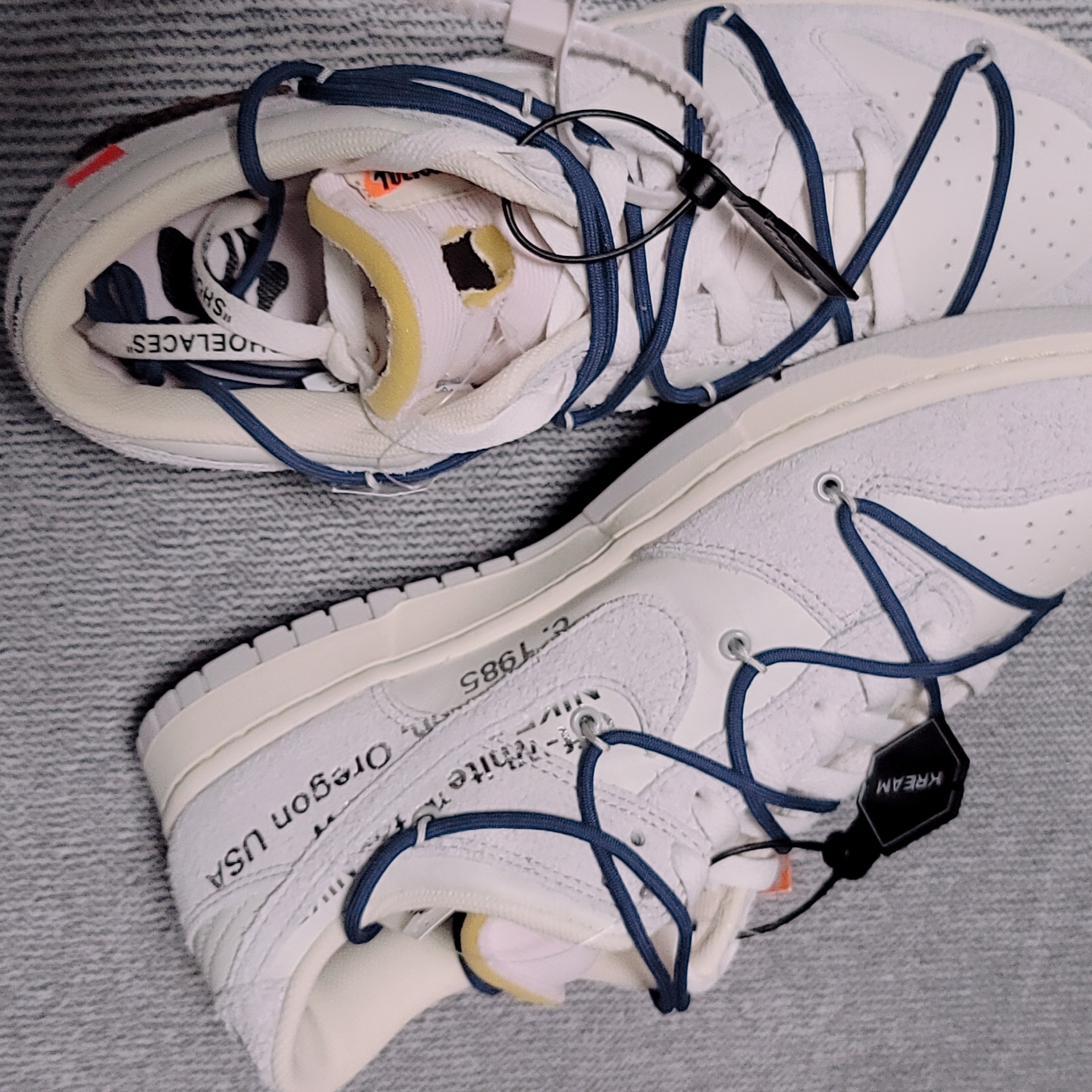 Nike x Off-White Dunk Low The 50 - Lot 18 착용 스타일 - 3