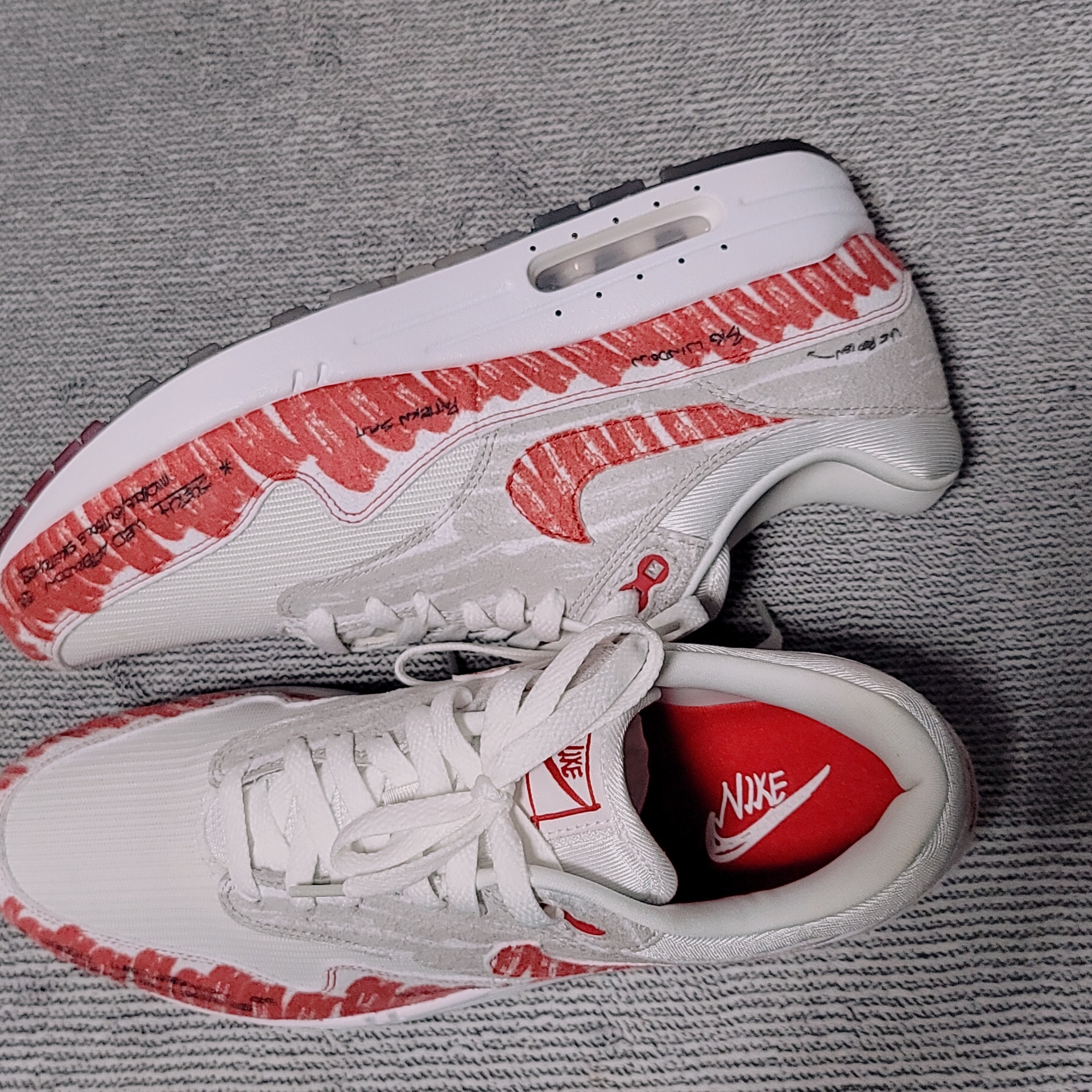 Nike Air Max 1 Tinker Sketch to Shelf 착용 스타일 - 3