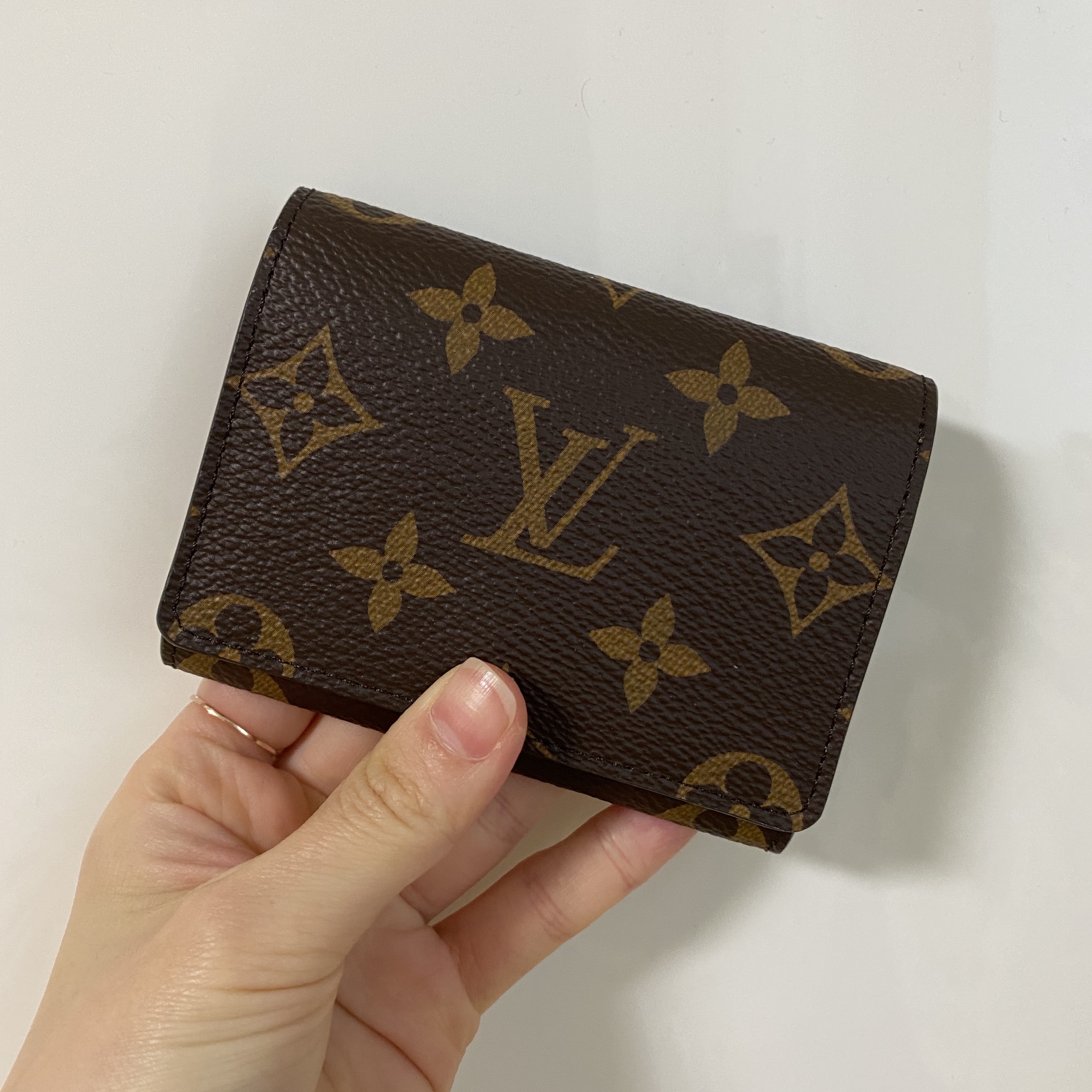 Louis Vuitton Envelope Business Card Holder Monogram 착용 스타일