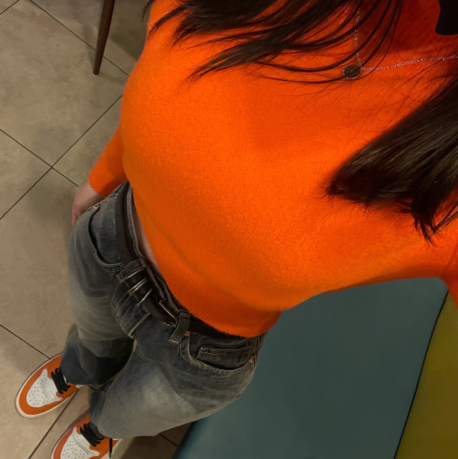Jordan 1 Retro High OG Reverse Shattered Backboard, (GS) Jordan 1 Retro High OG Reverse Shattered Backboard 착용 스타일 - 2