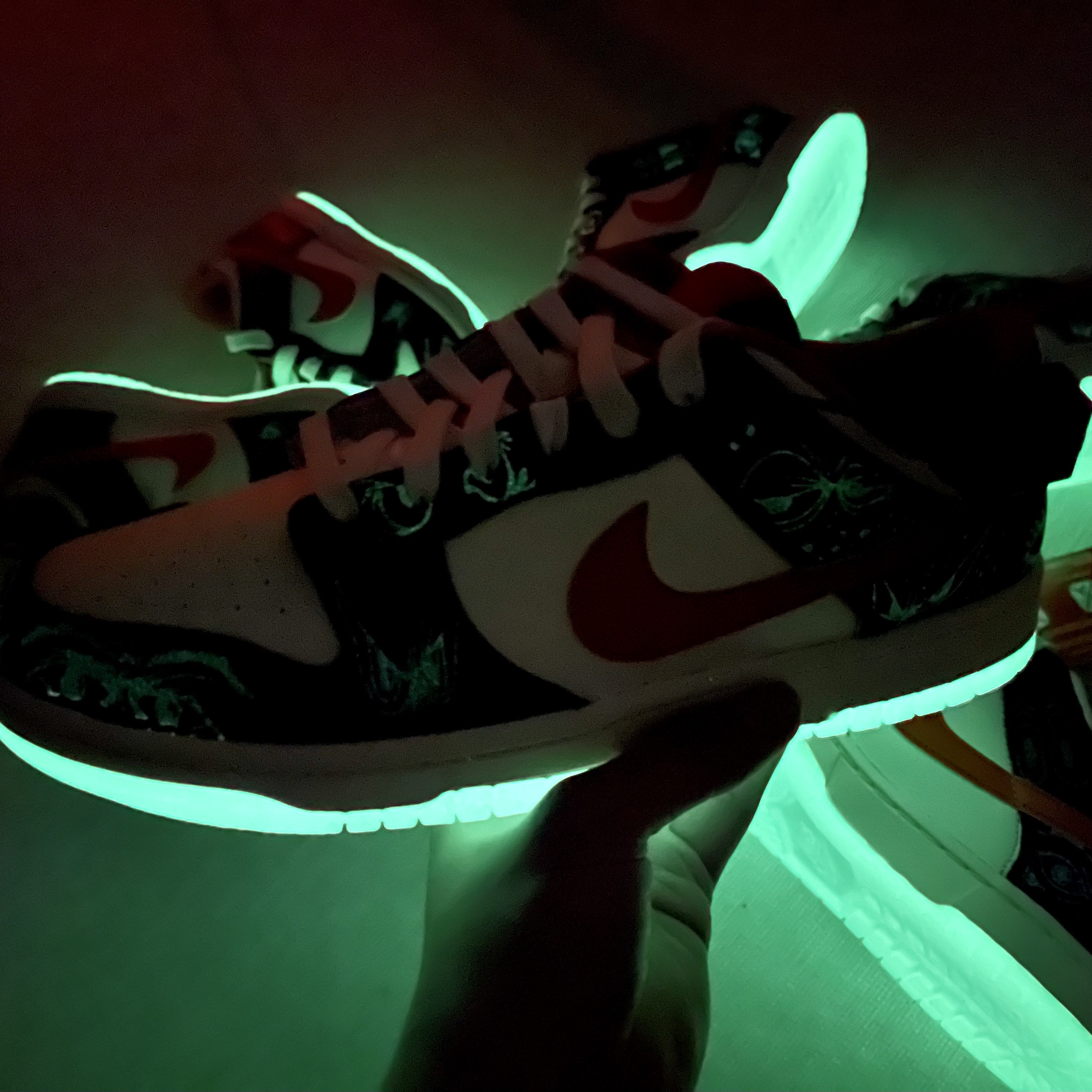 Nike Dunk Low Retro PRM Halloween 착용 스타일 - 3