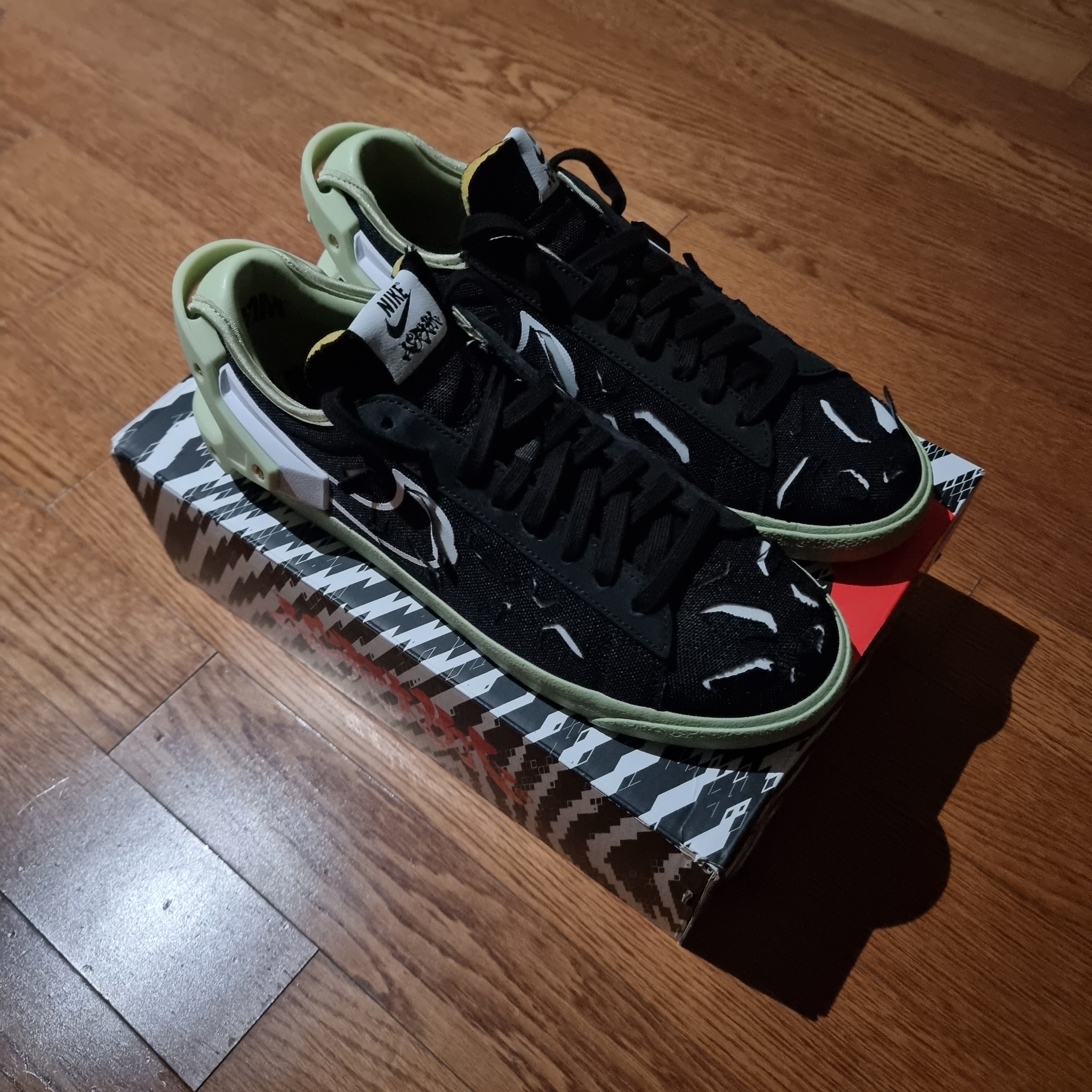 Nike x Acronym Blazer Low Black 착용 스타일