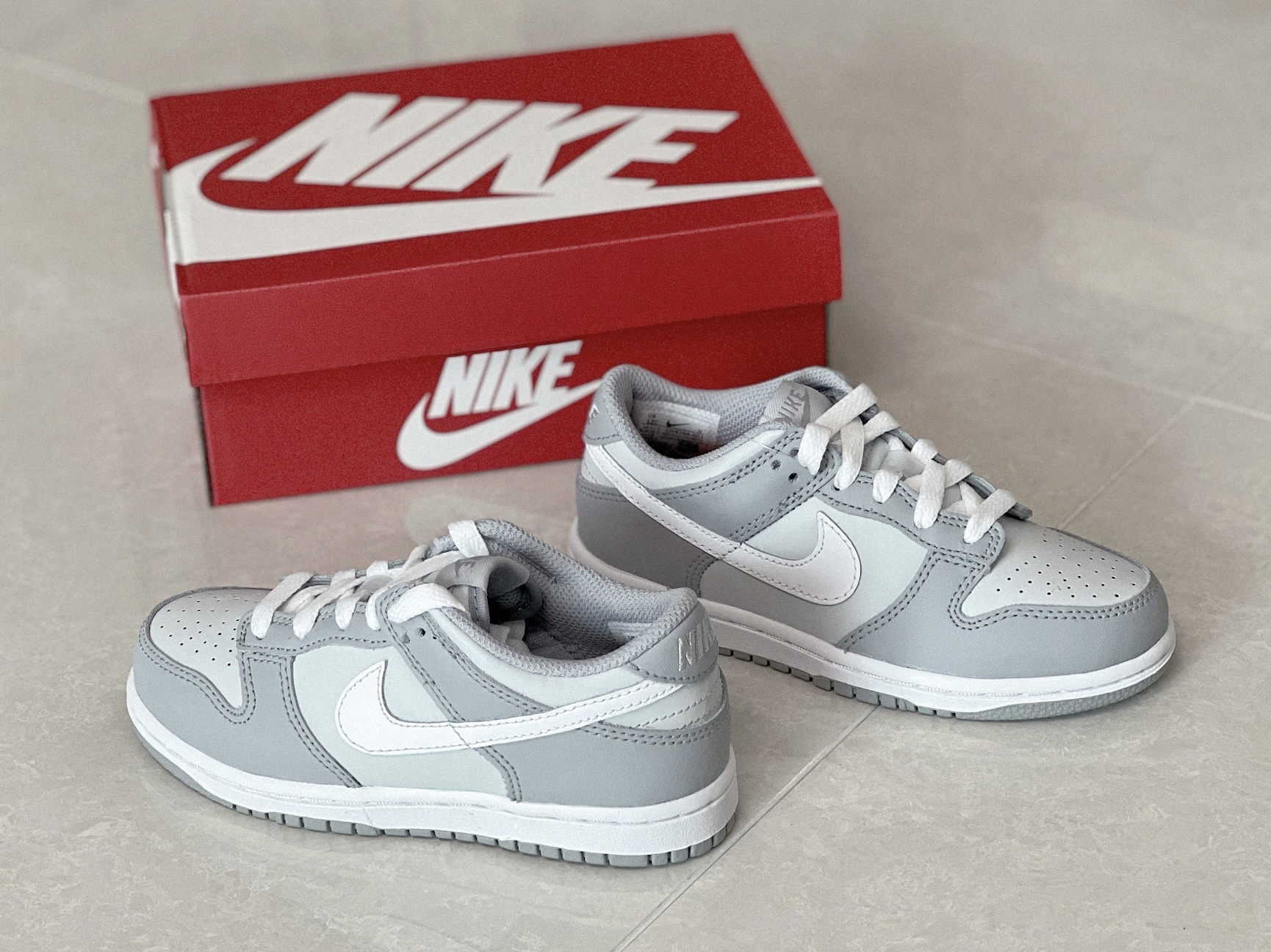 Nike Dunk Low Retro Wolf Grey, (PS) Nike Dunk Low Wolf Grey 착용 스타일