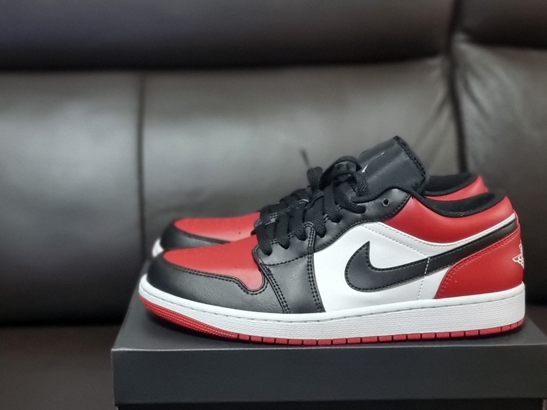 Jordan 1 Low Bred Toe 착용 스타일
