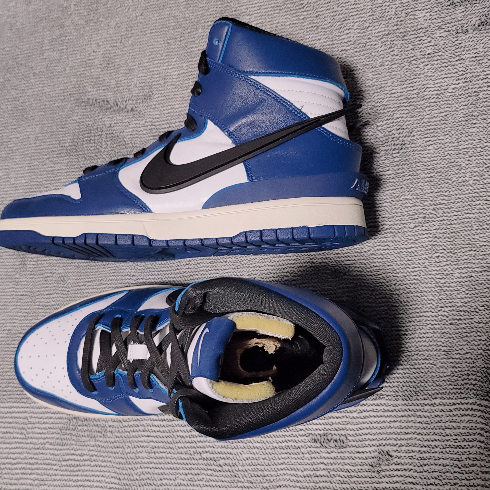 Nike x Ambush Dunk High Deep Royal Blue 착용 스타일 - 1