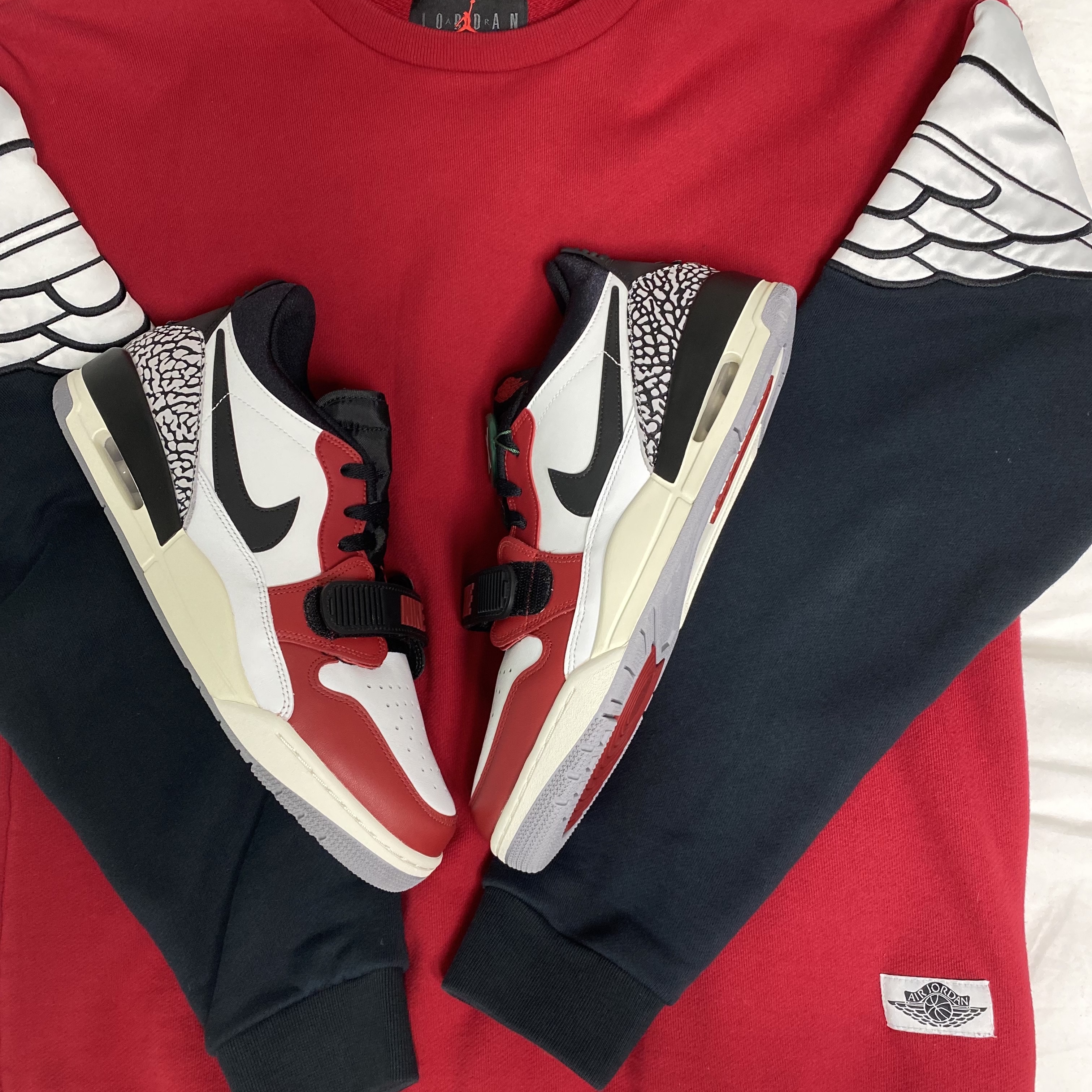 Jordan Legacy 312 Low Chicago 2019 착용 스타일 - 1