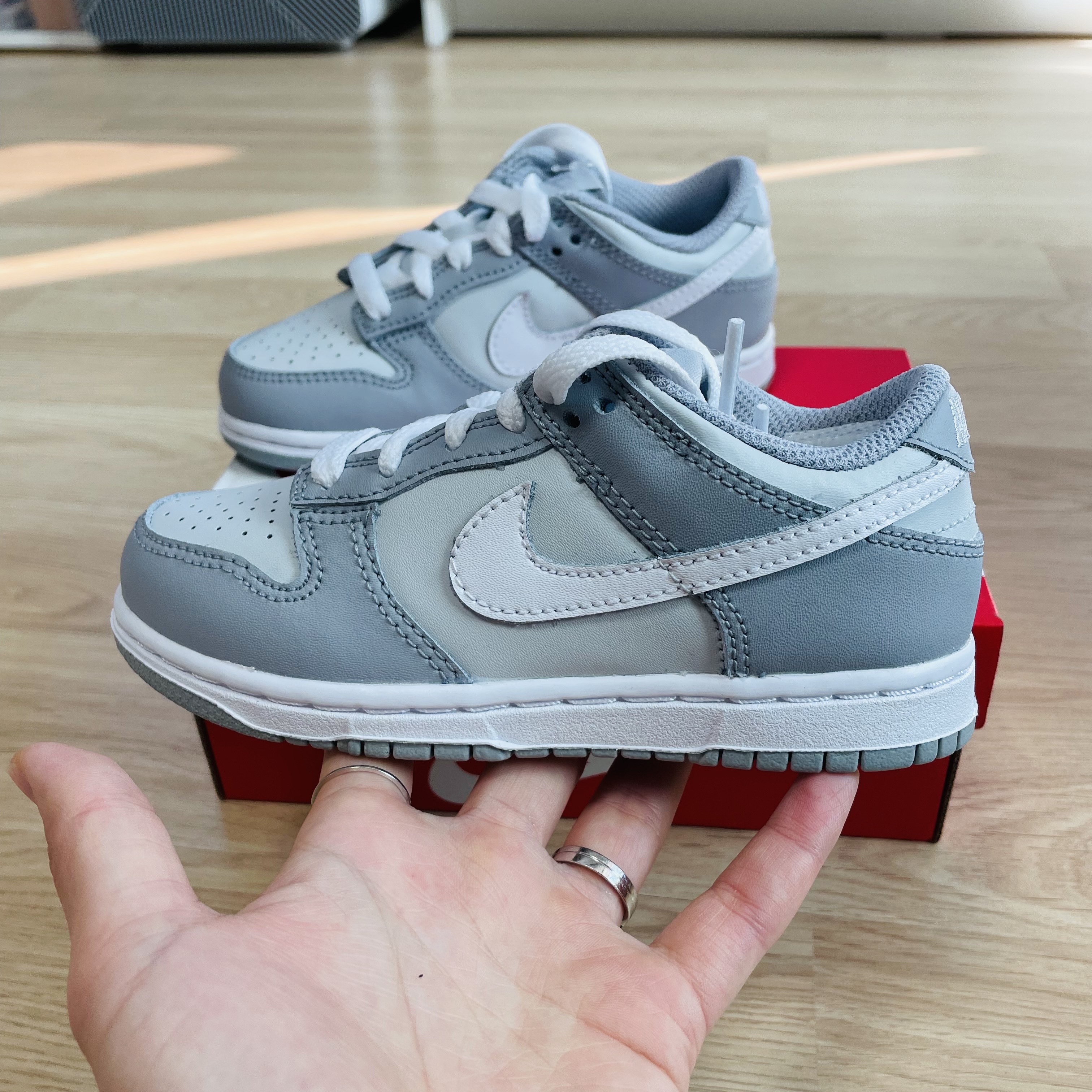 (PS) Nike Dunk Low Wolf Grey 착용 스타일 - 3
