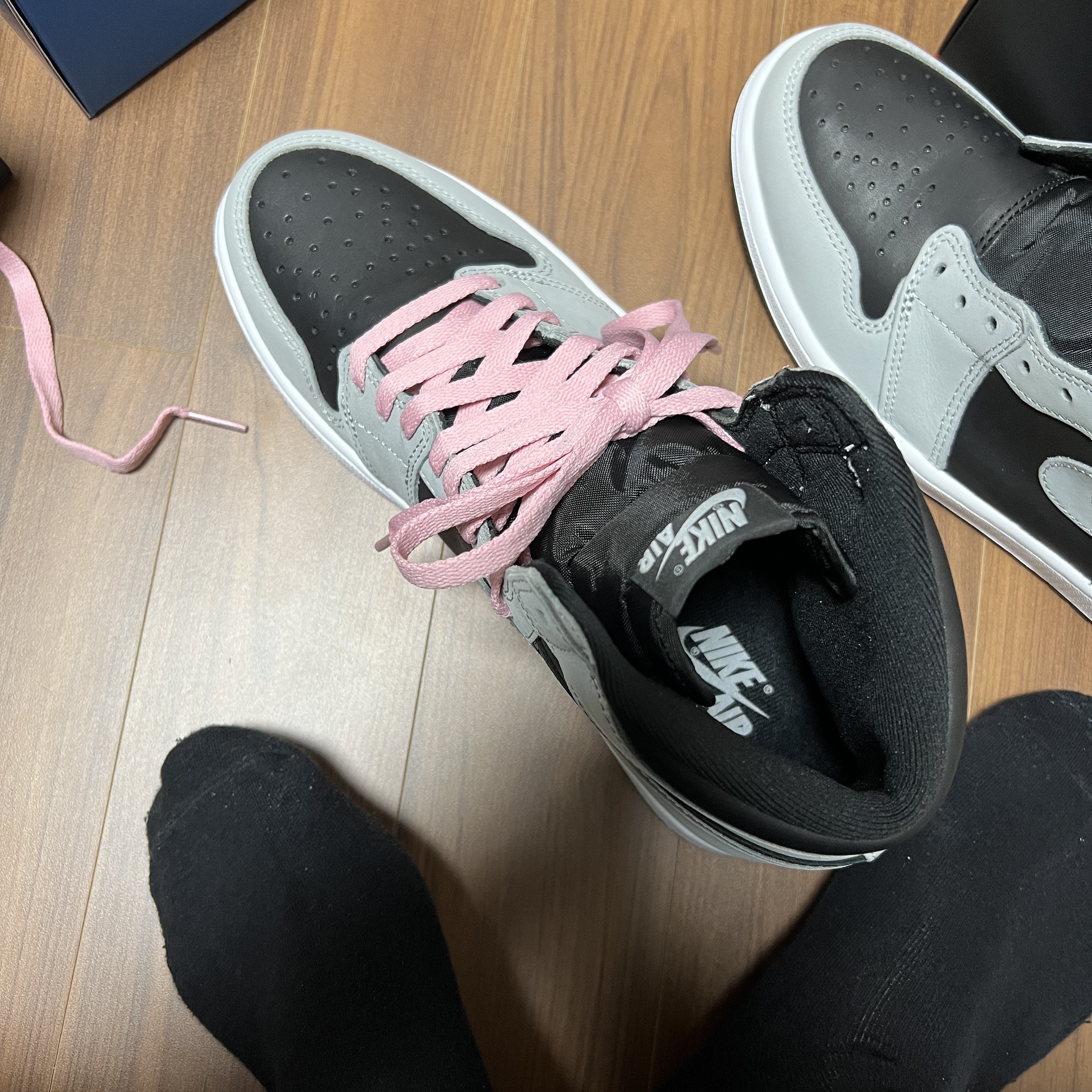 Jordan 1 Retro High OG Pollen, Jordan 1 Retro High OG Shadow 2.0 착용 스타일 - 2