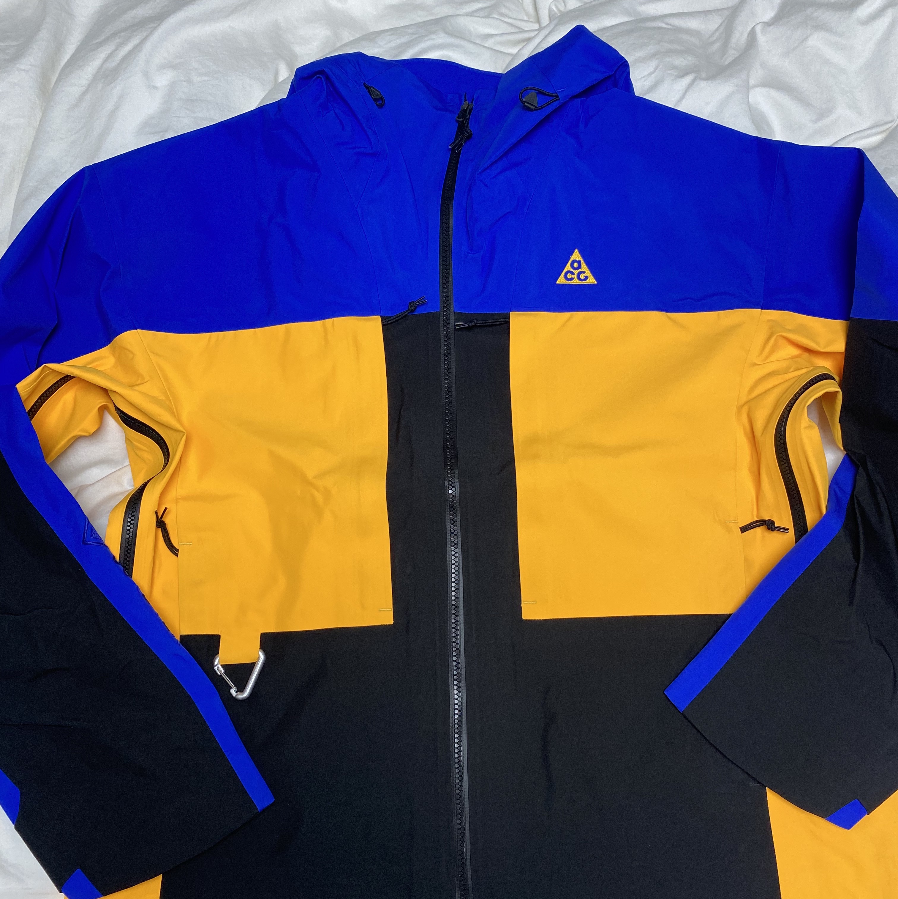 Nike ACG Gore-Tex Misery Ridge Jacket Hyper Royal - US/EU, Nike ACG Smith Summit Cargo Pants Black Summit White - Asia 착용 스타일 - 1