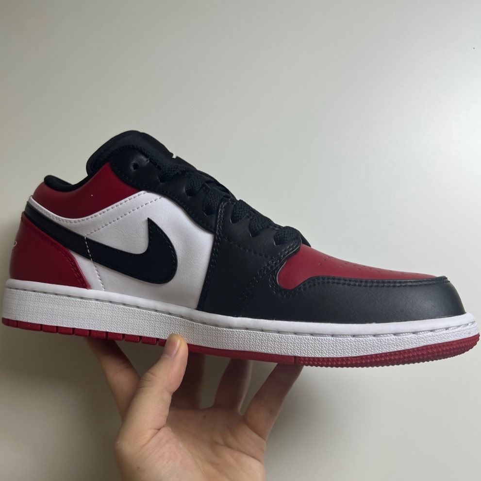 Jordan 1 Low Bred Toe 착용 스타일 - 2
