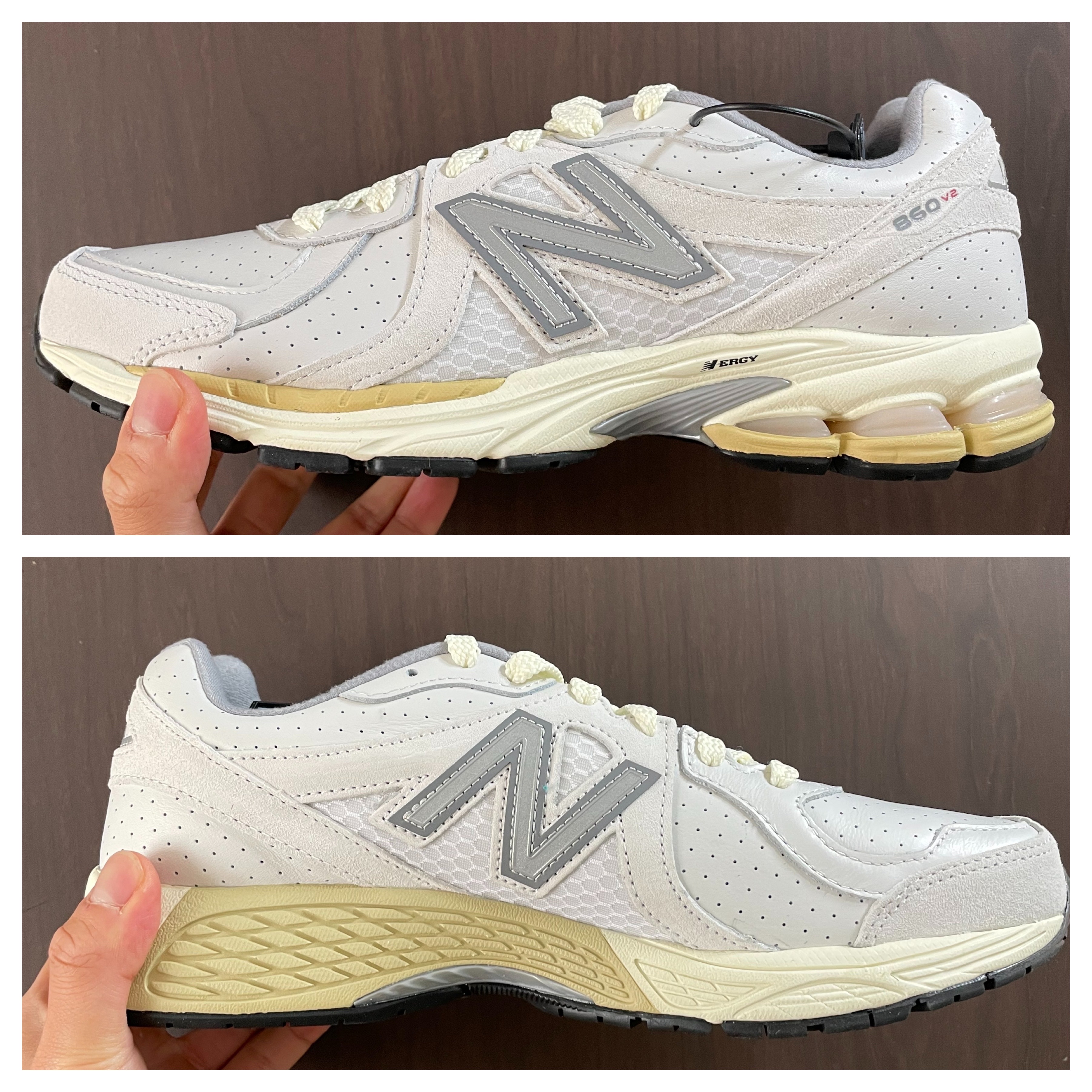 New Balance x Thisisneverthat 860v2 White 착용 스타일