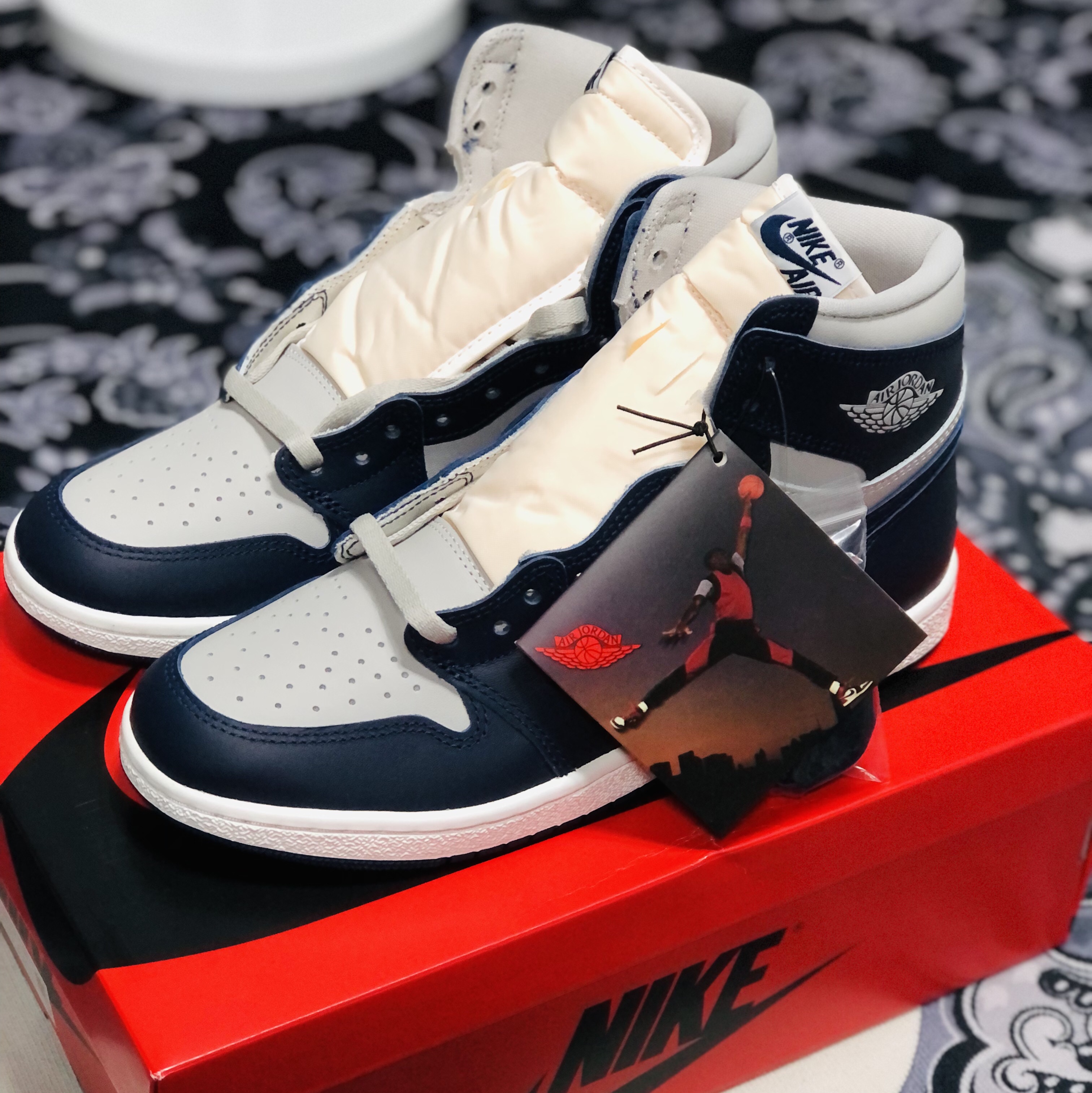 Jordan 1 High 85 College Navy 착용 스타일