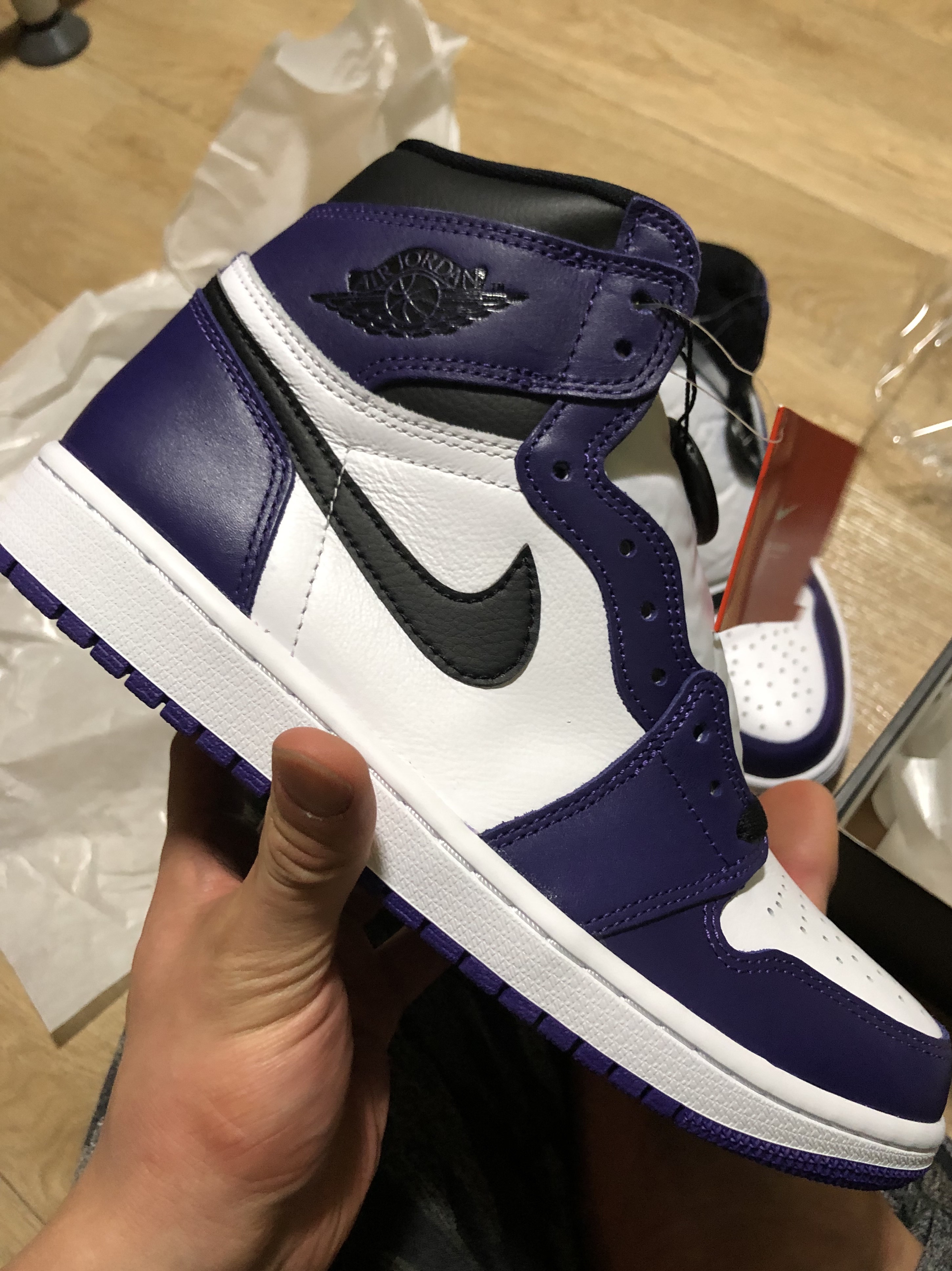 Jordan 1 Retro High OG Court Purple 2020 착용 스타일