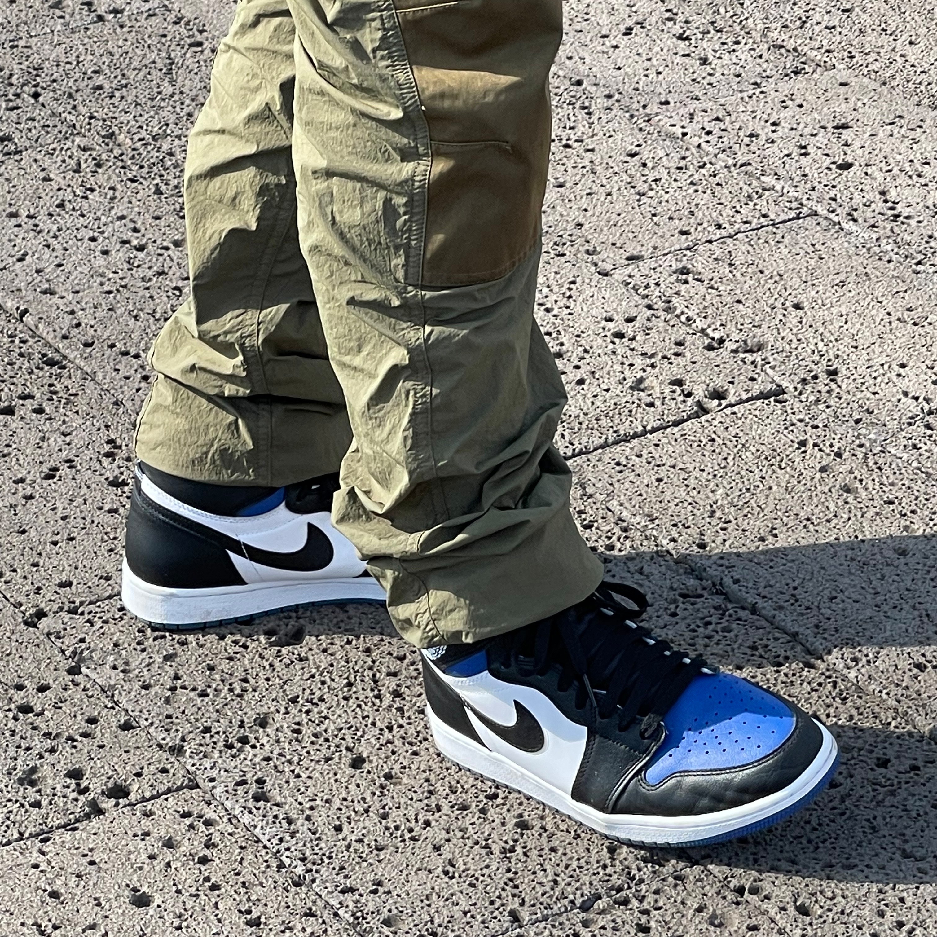 Jordan 1 Retro High OG Royal Toe 착용 스타일
