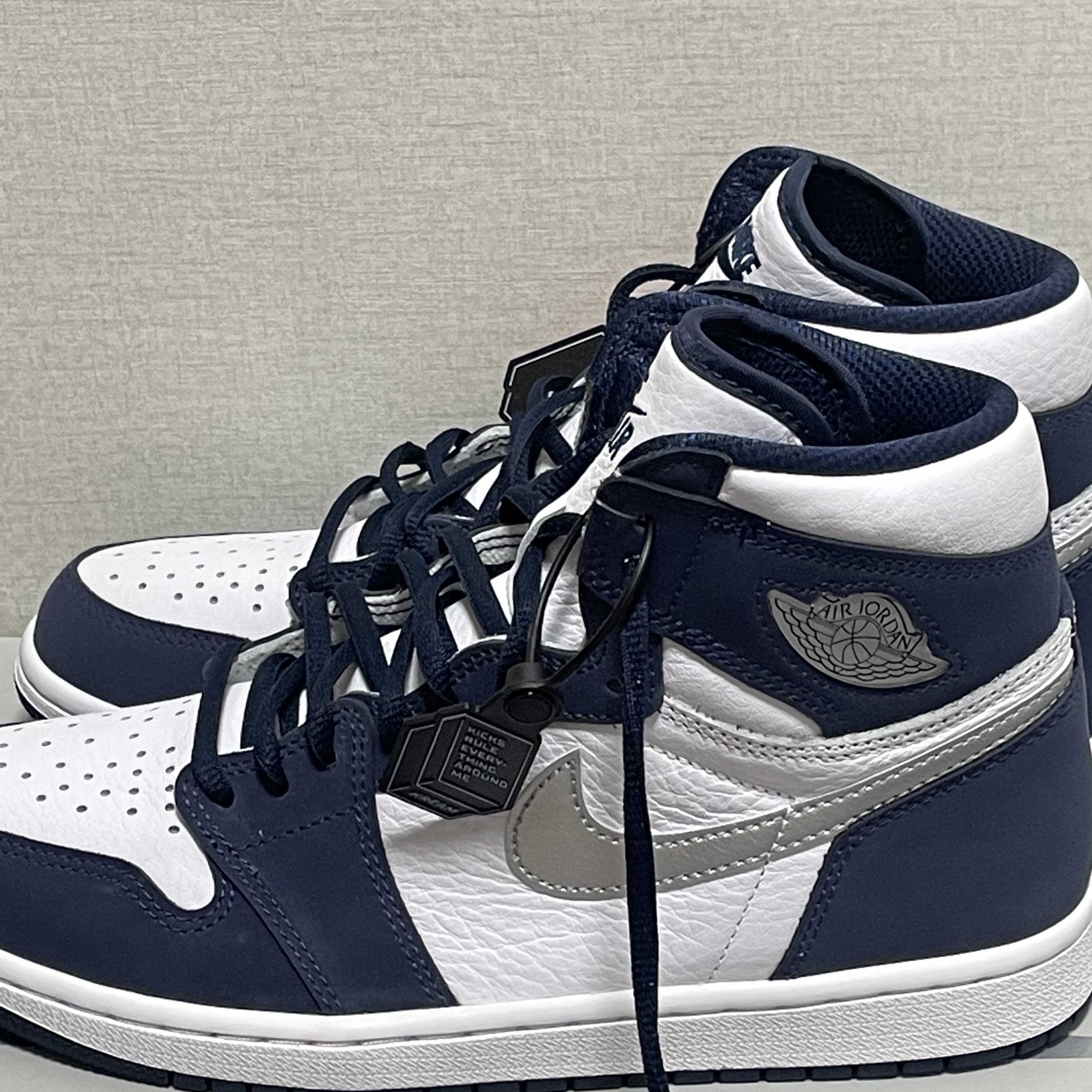 Jordan 1 Retro High OG CO.JP Midnight Navy 착용 스타일 - 2
