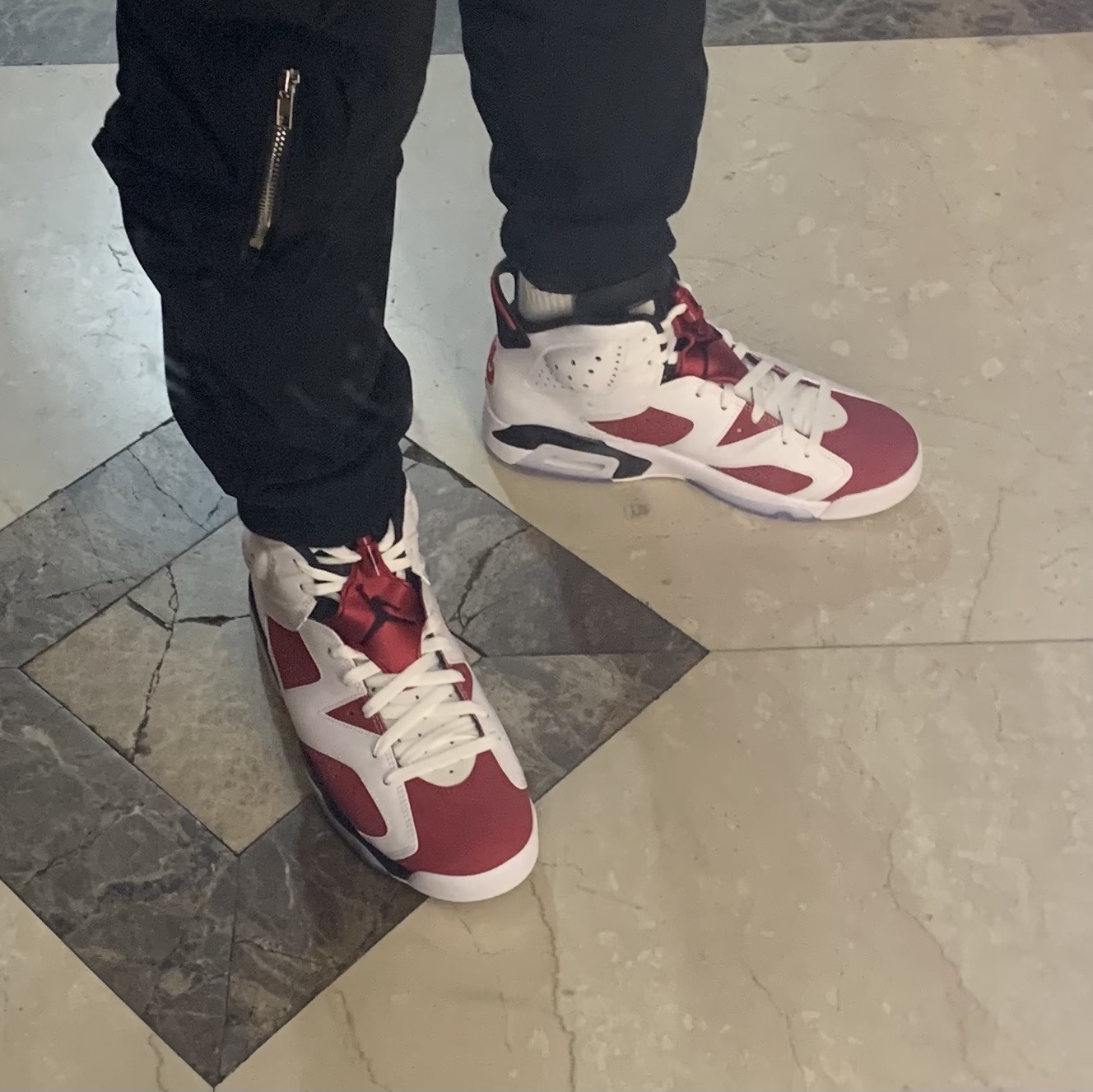 Jordan 6 Retro Carmine 2021 착용 스타일