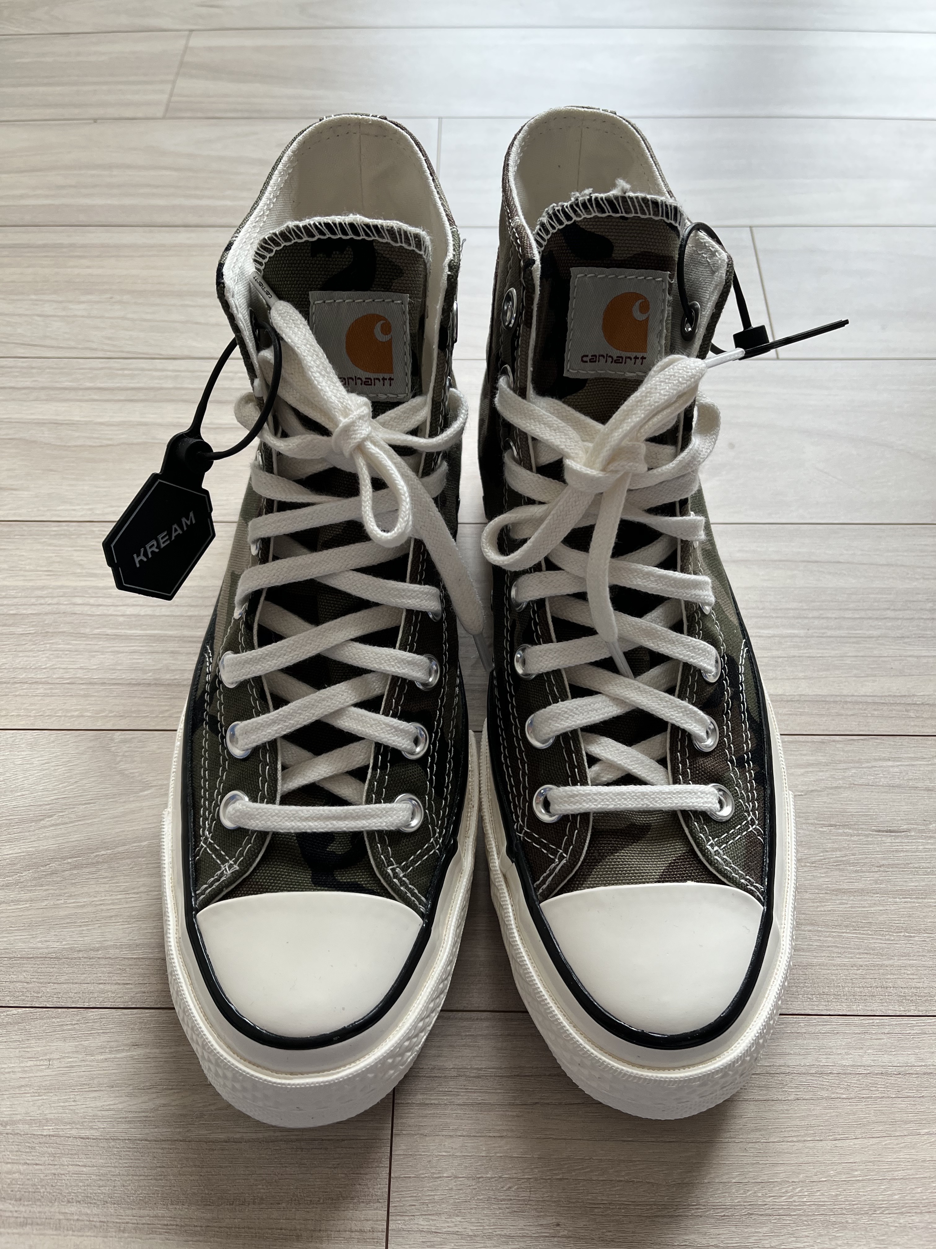 Converse x Carhartt WIP Chuck 70 High Covert Green 착용 스타일
