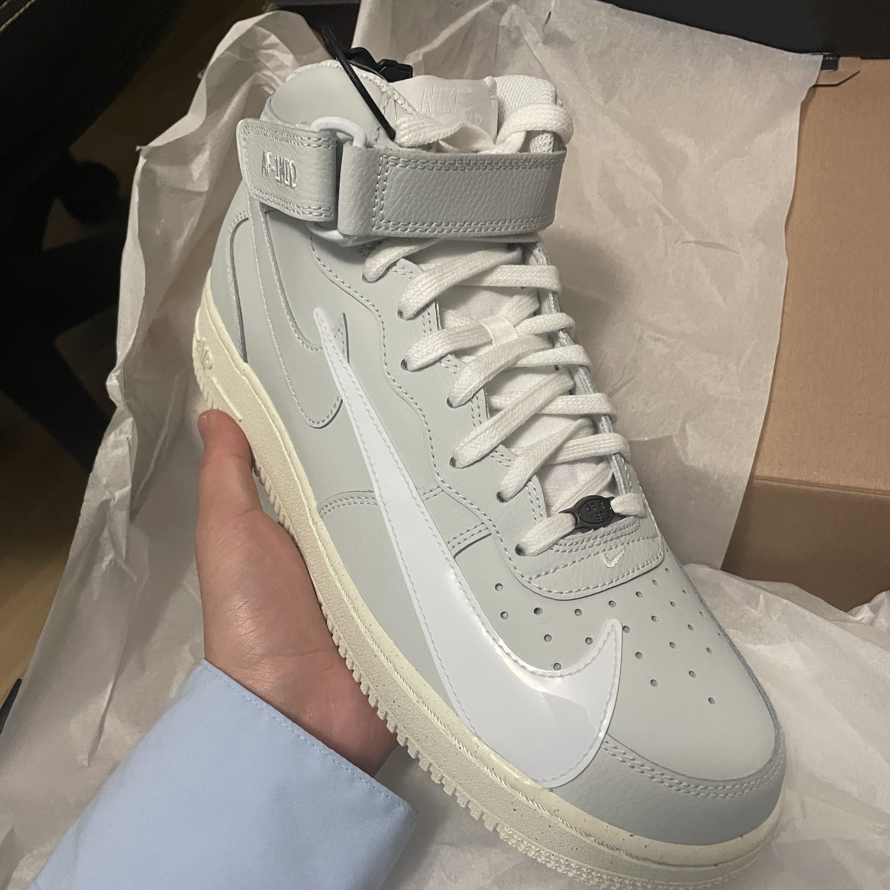 Nike Air Force 1 Mid '07 Premium Copy and Paste 착용 스타일 - 2