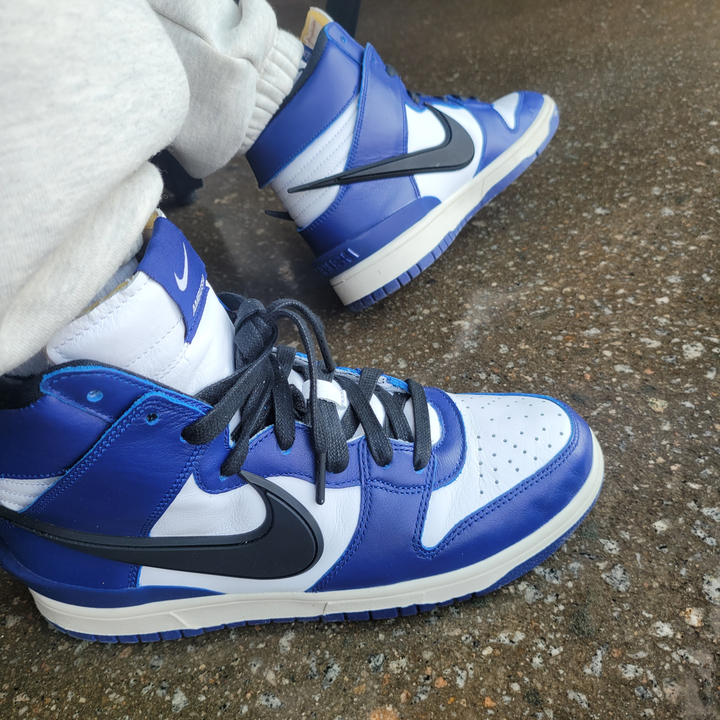 Nike x Ambush Dunk High Deep Royal Blue 착용 스타일 - 1